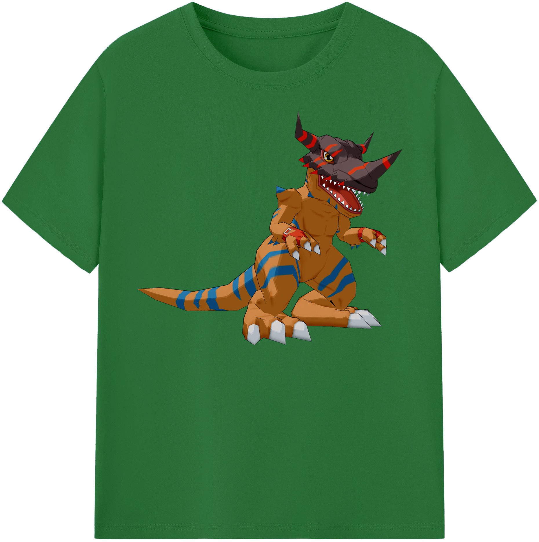 （画像用） Digimon デジタルモンスター/デジモン 綿100％半袖Tシャツ（フロントプリント）