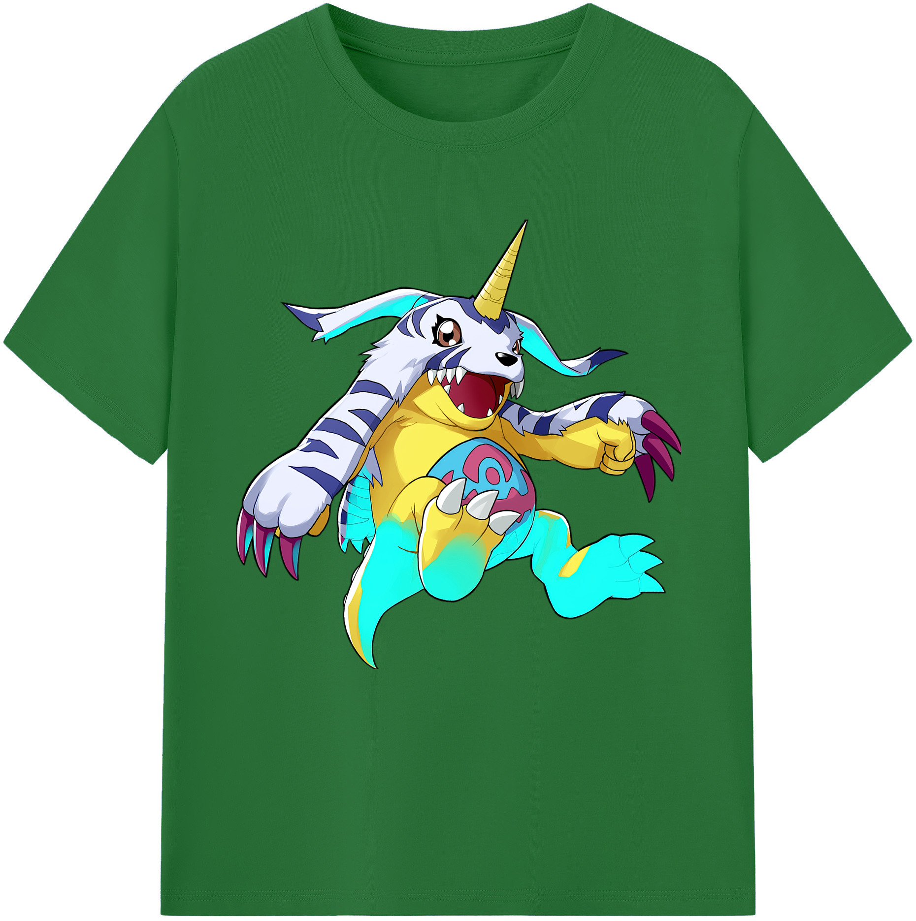 （画像用） Digimon デジタルモンスター/デジモン 綿100％半袖Tシャツ（フロントプリント）