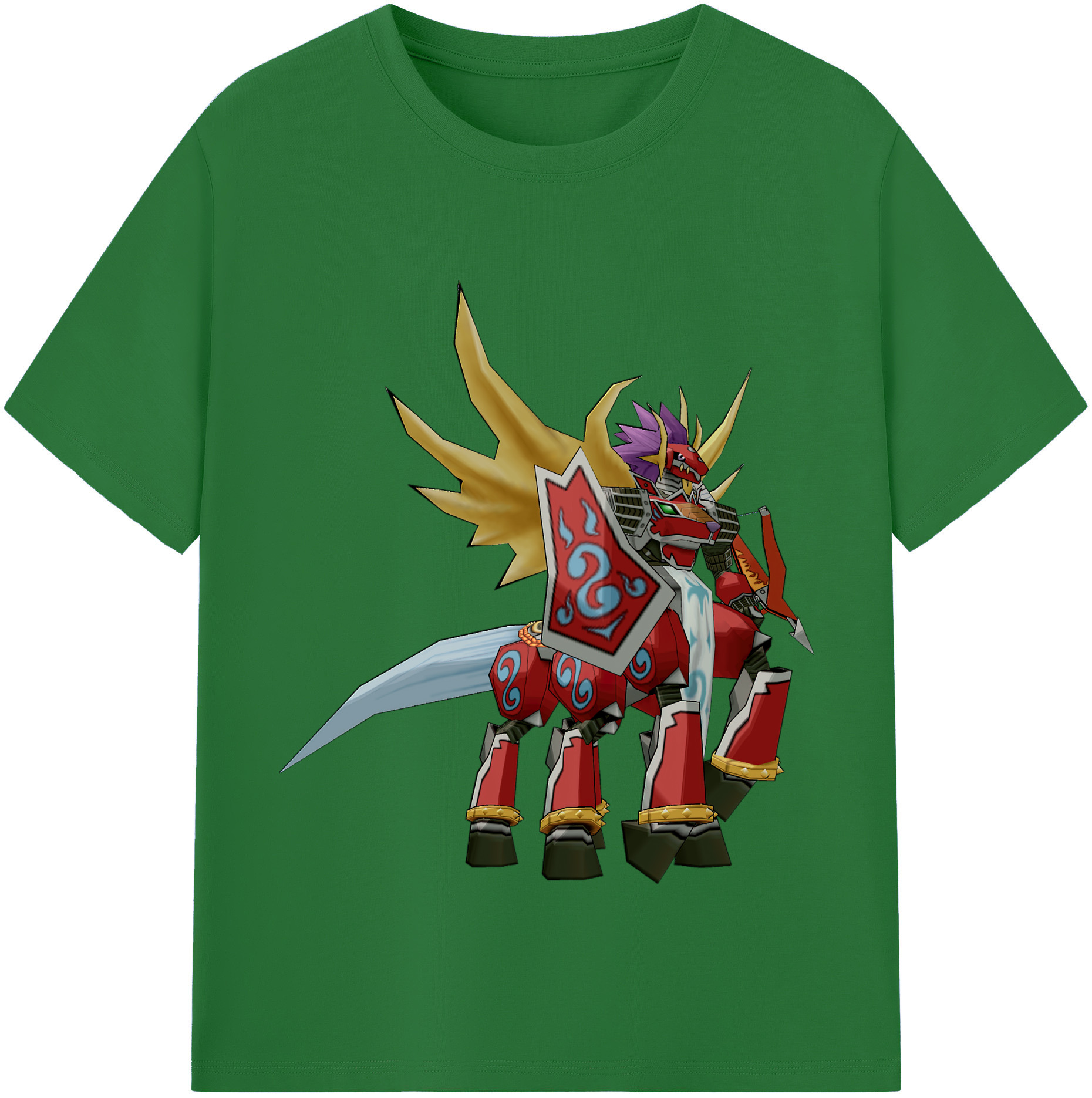 （画像用） Digimon デジタルモンスター/デジモン 綿100％半袖Tシャツ（フロントプリント）