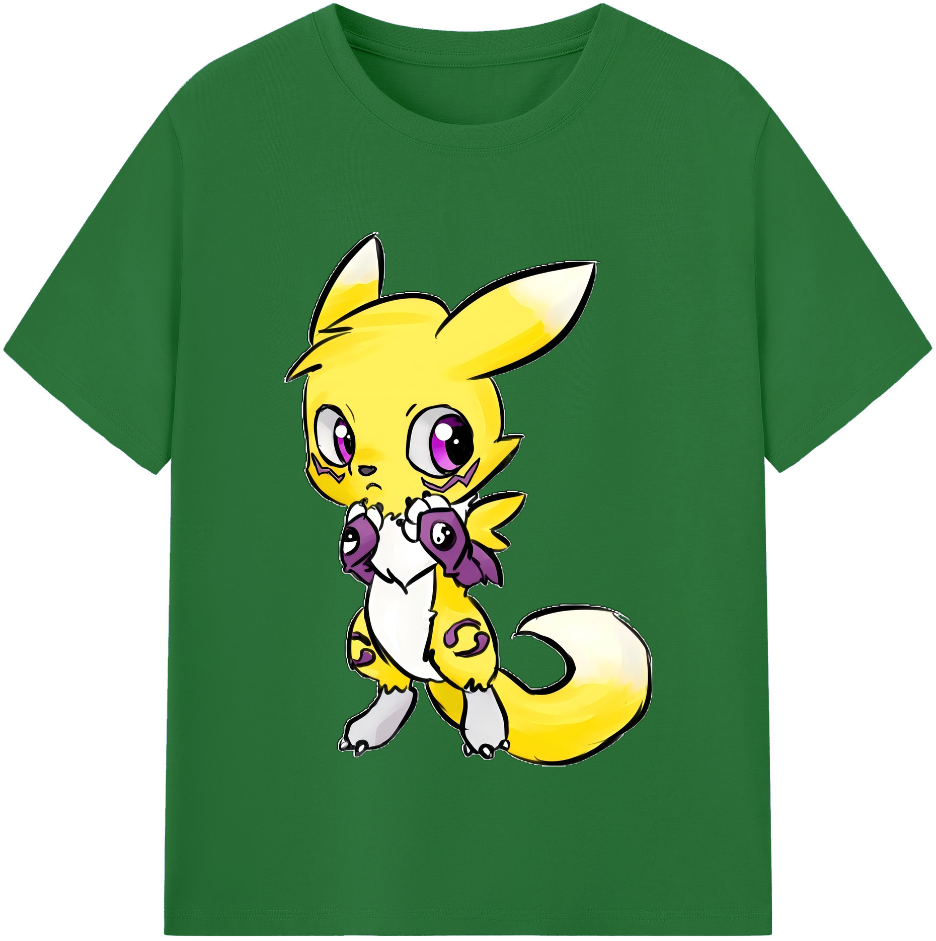 （画像用） Digimon デジタルモンスター/デジモン 綿100％半袖Tシャツ（フロントプリント）