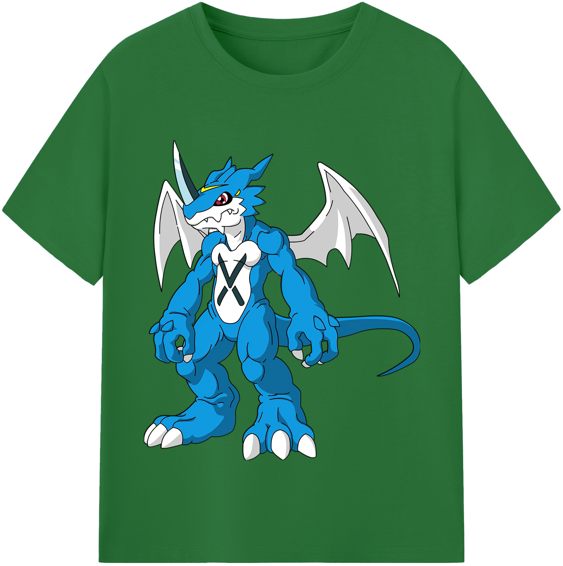 （画像用） Digimon デジタルモンスター/デジモン 綿100％半袖Tシャツ（フロントプリント）