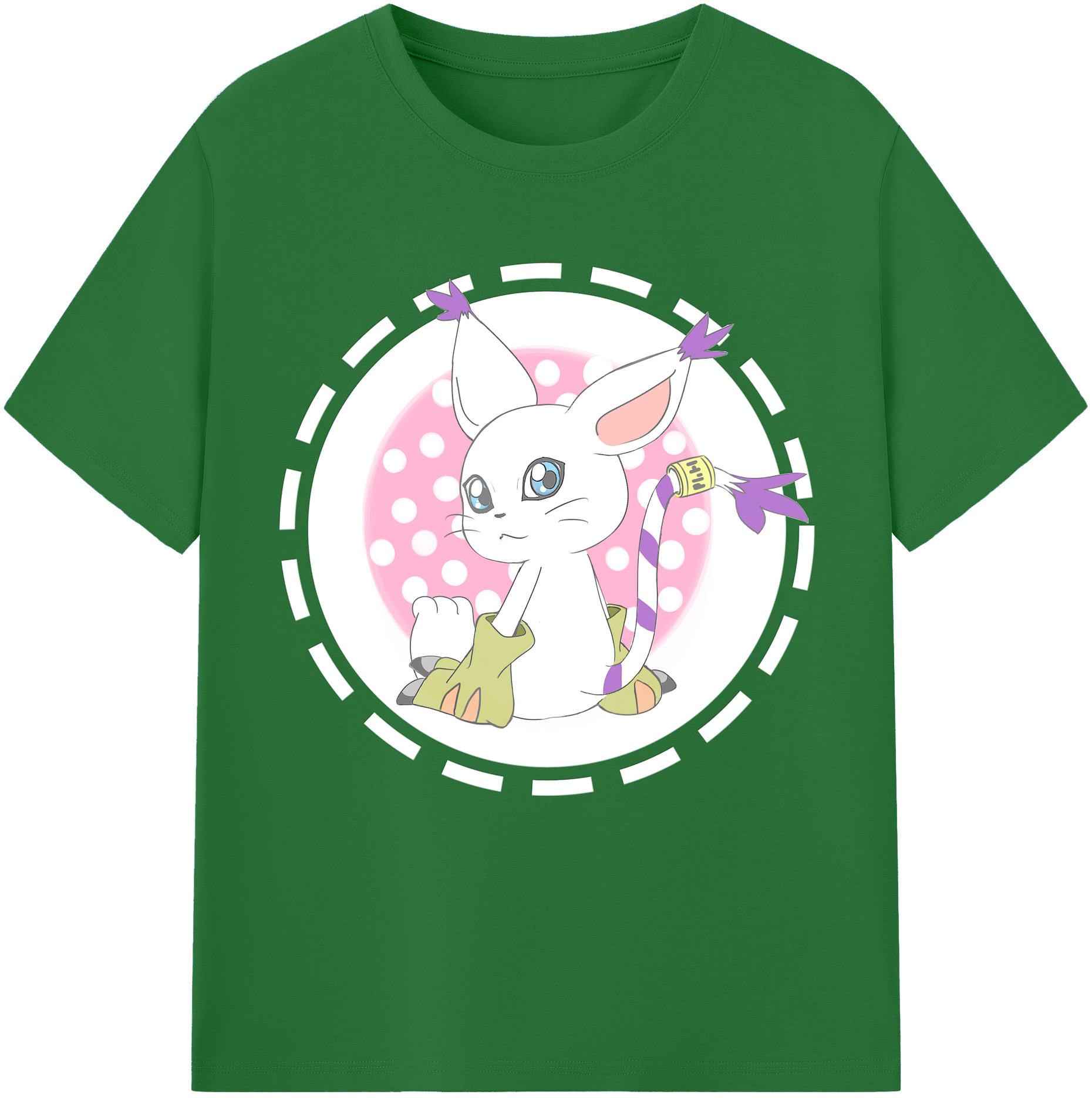 （画像用） Digimon デジタルモンスター/デジモン 綿100％半袖Tシャツ（フロントプリント）