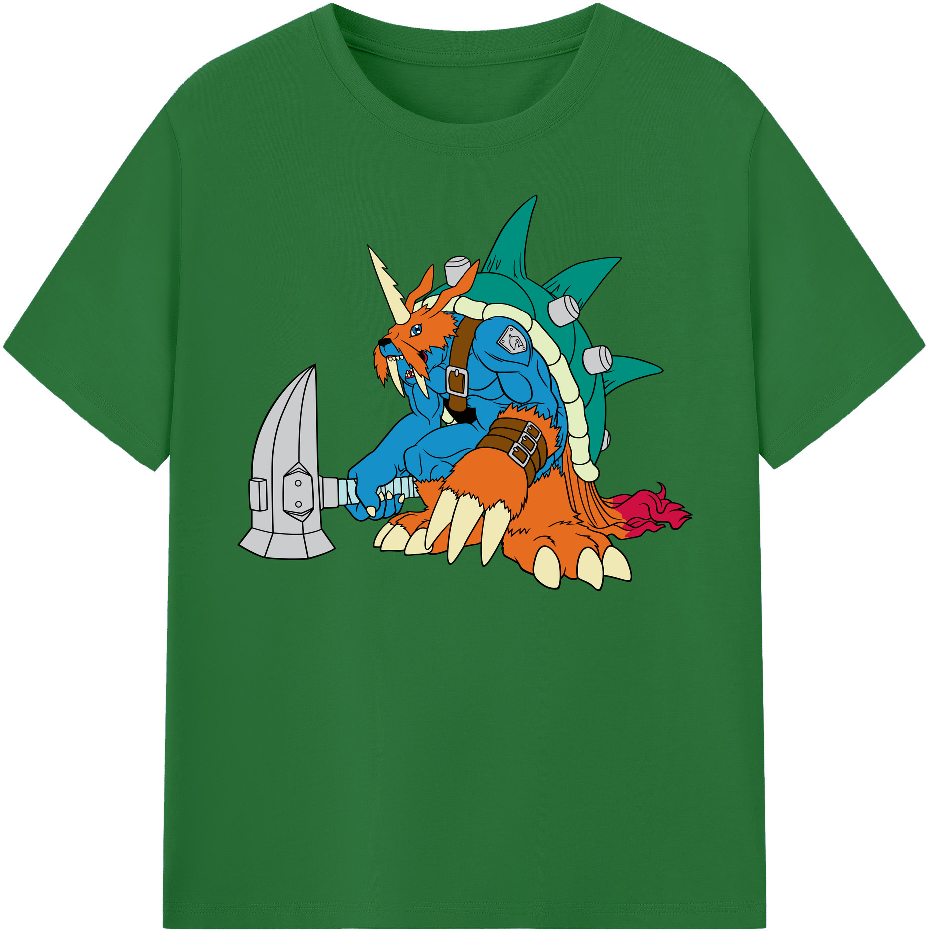 （画像用） Digimon デジタルモンスター/デジモン 綿100％半袖Tシャツ（フロントプリント）