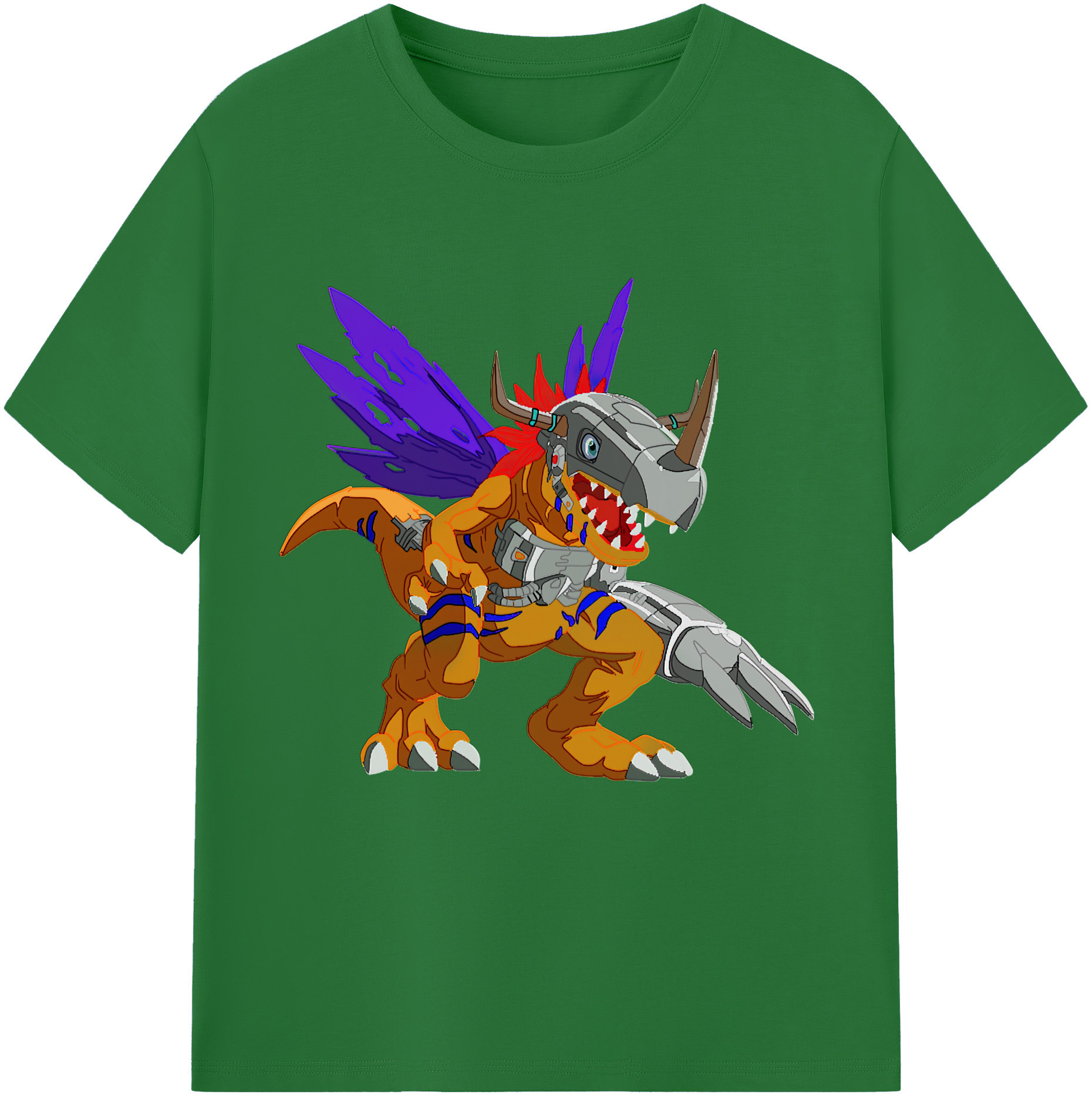 （画像用） Digimon デジタルモンスター/デジモン 綿100％半袖Tシャツ（フロントプリント）
