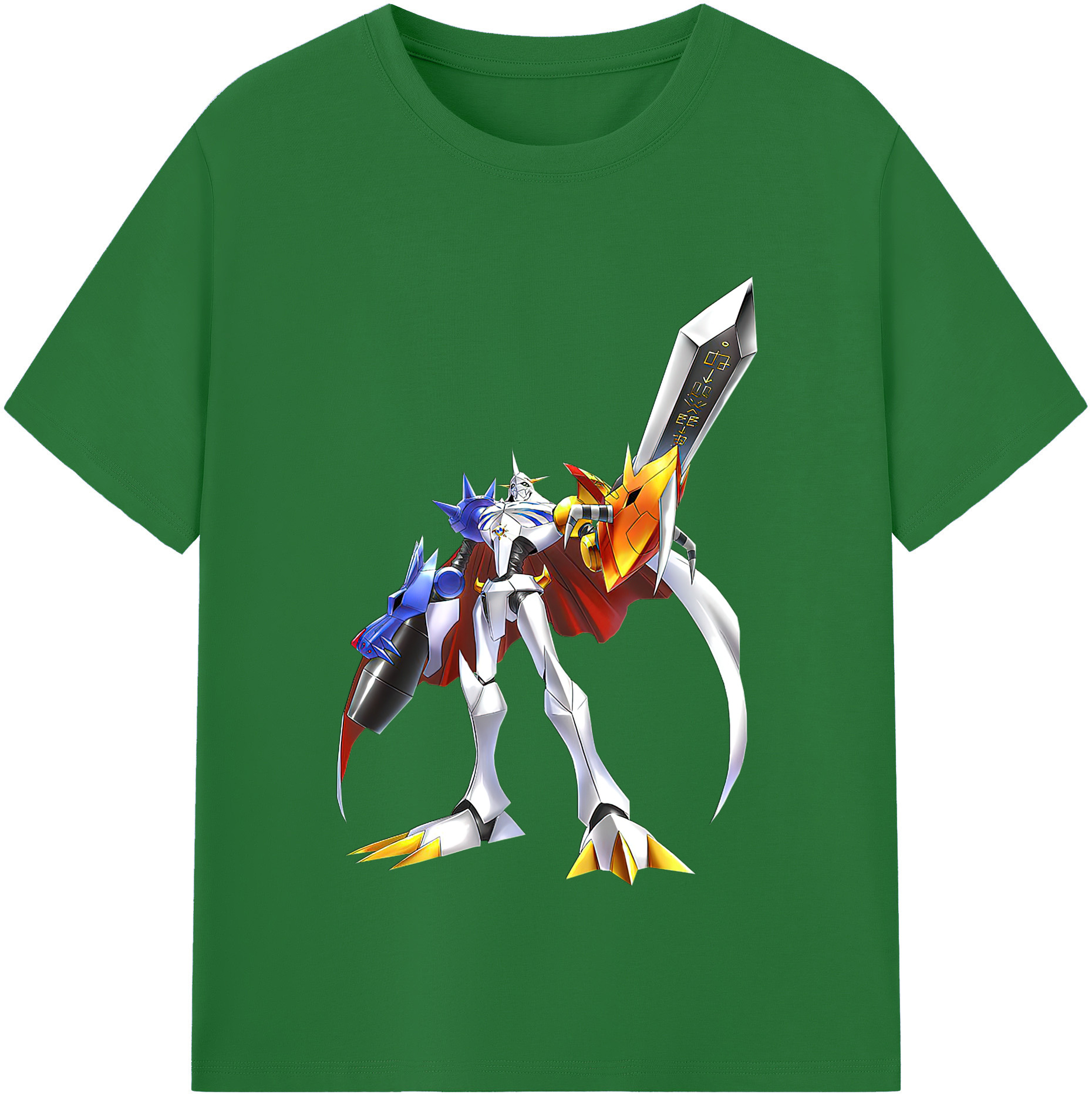 （画像用） Digimon デジタルモンスター/デジモン 綿100％半袖Tシャツ（フロントプリント）
