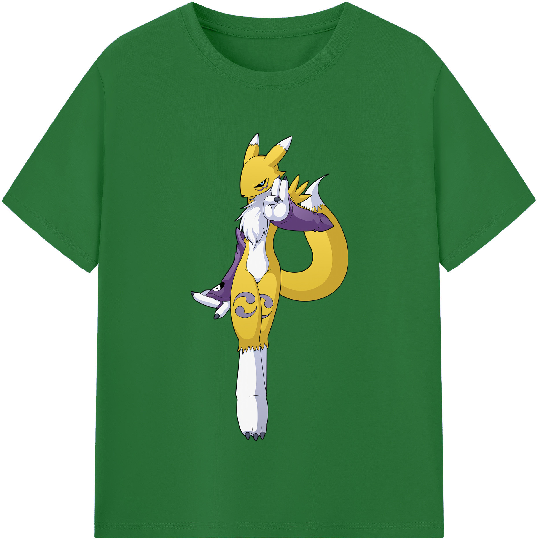（画像用） Digimon デジタルモンスター/デジモン 綿100％半袖Tシャツ（フロントプリント）