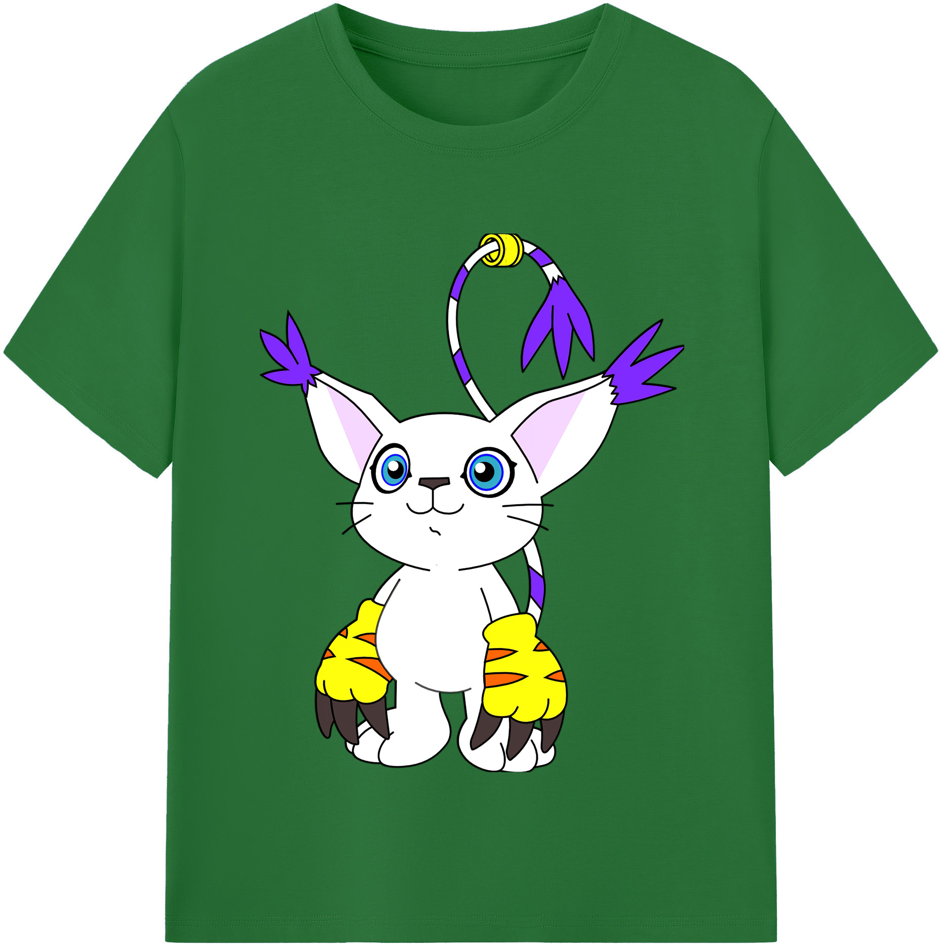 （画像用） Digimon デジタルモンスター/デジモン 綿100％半袖Tシャツ（フロントプリント）