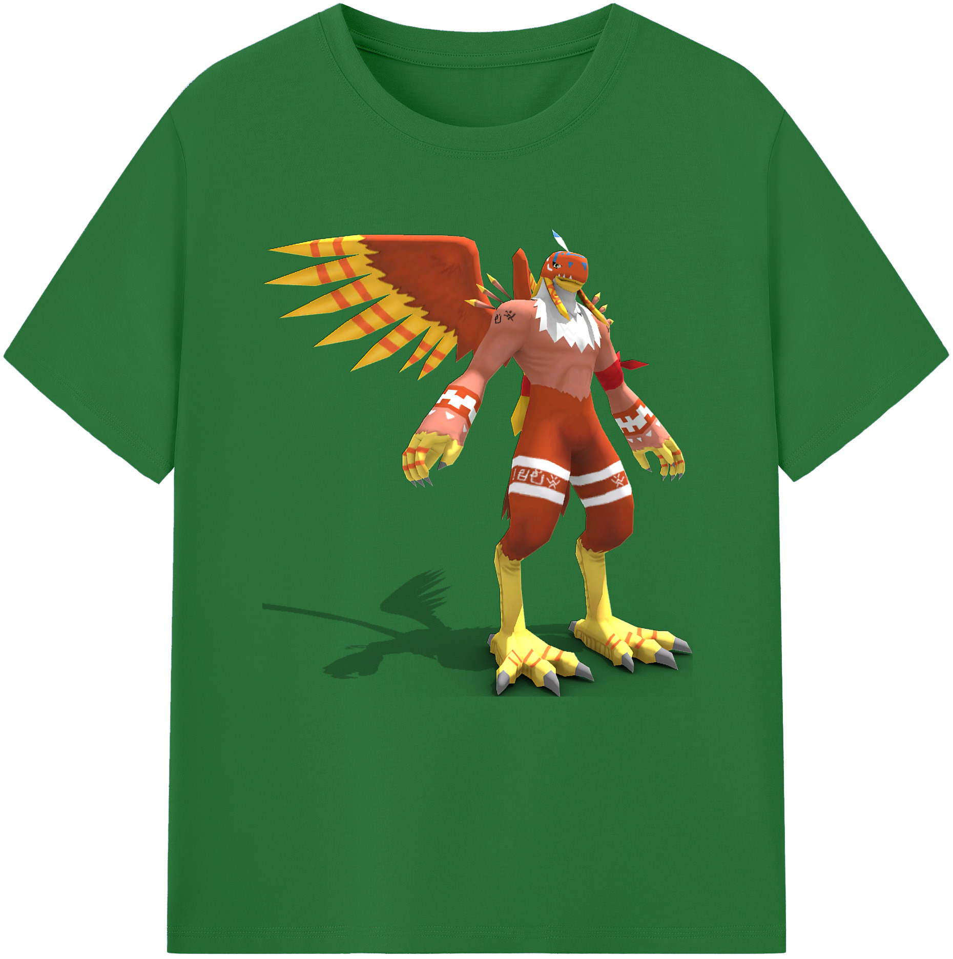 （画像用） Digimon デジタルモンスター/デジモン 綿100％半袖Tシャツ（フロントプリント）