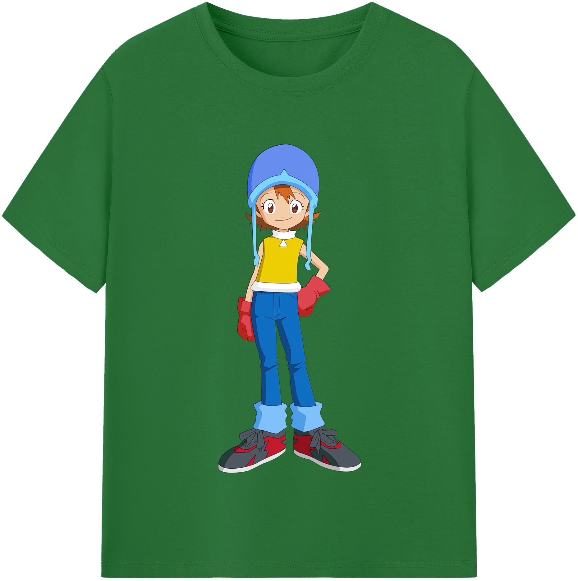 （画像用） Digimon デジタルモンスター/デジモン 綿100％半袖Tシャツ（フロントプリント）