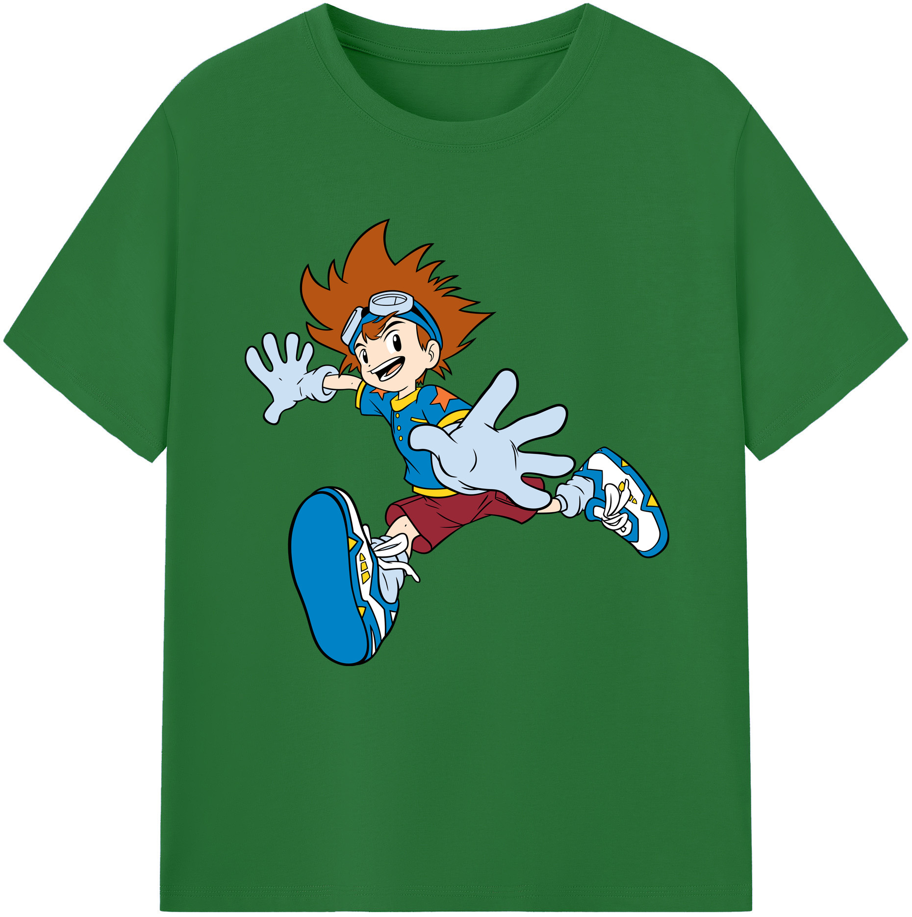 （画像用） Digimon デジタルモンスター/デジモン 綿100％半袖Tシャツ（フロントプリント）