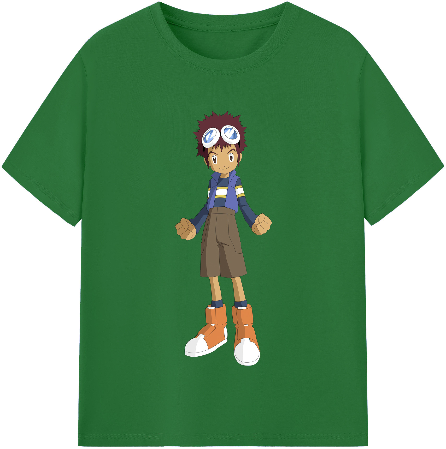 （画像用） Digimon デジタルモンスター/デジモン 綿100％半袖Tシャツ（フロントプリント）