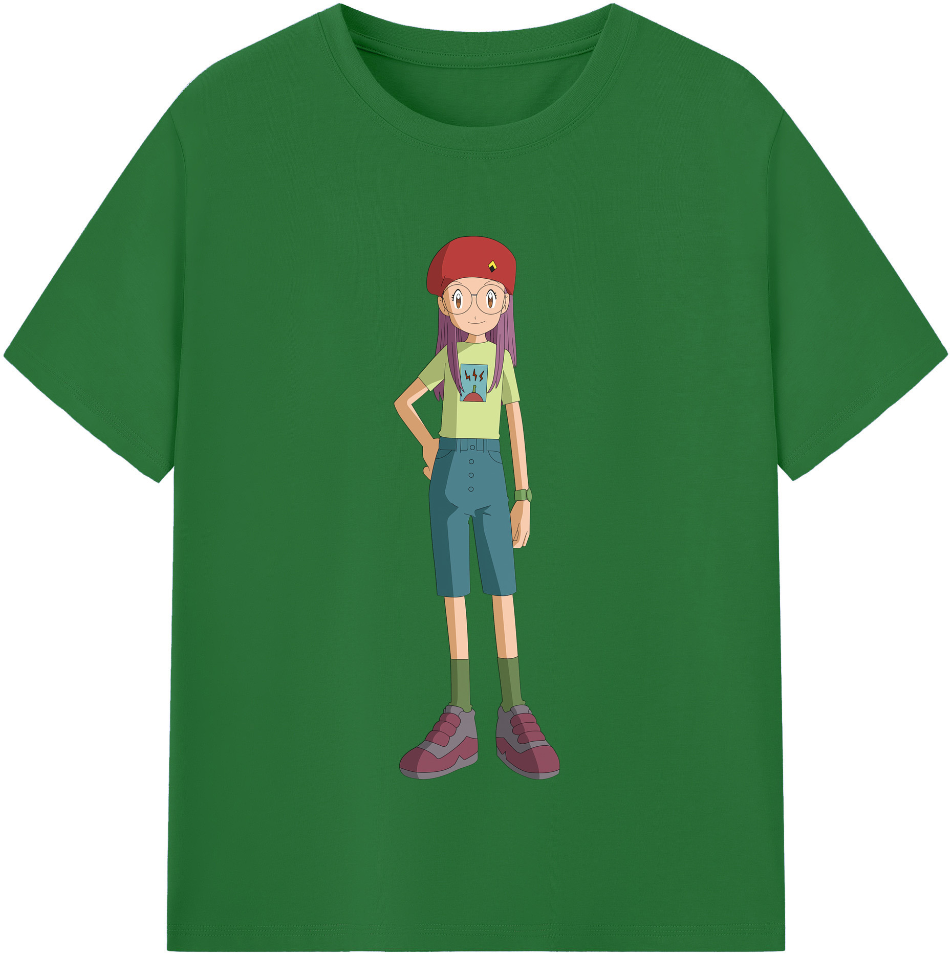 （画像用） Digimon デジタルモンスター/デジモン 綿100％半袖Tシャツ（フロントプリント）