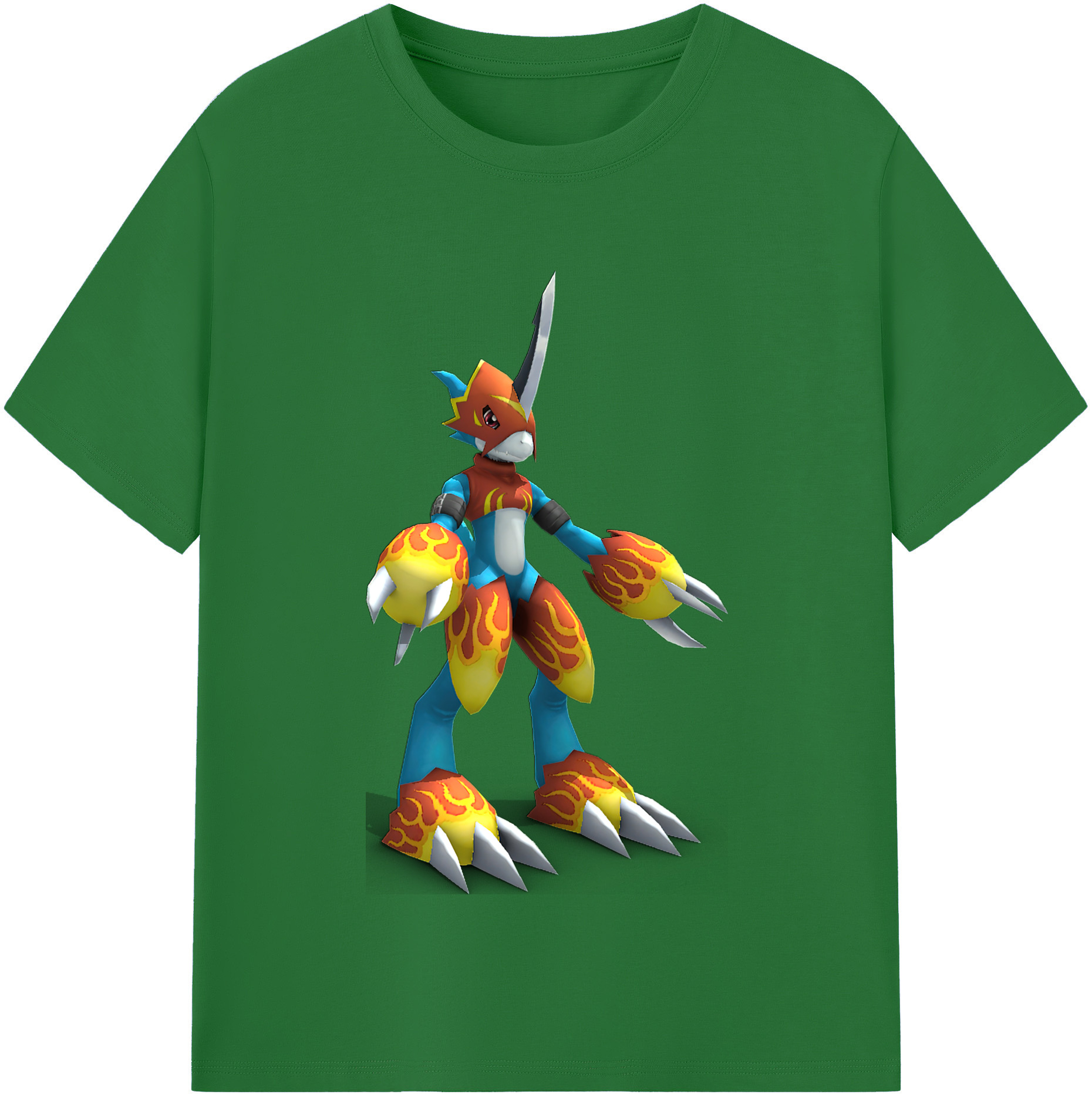 （画像用） Digimon デジタルモンスター/デジモン 綿100％半袖Tシャツ（フロントプリント）
