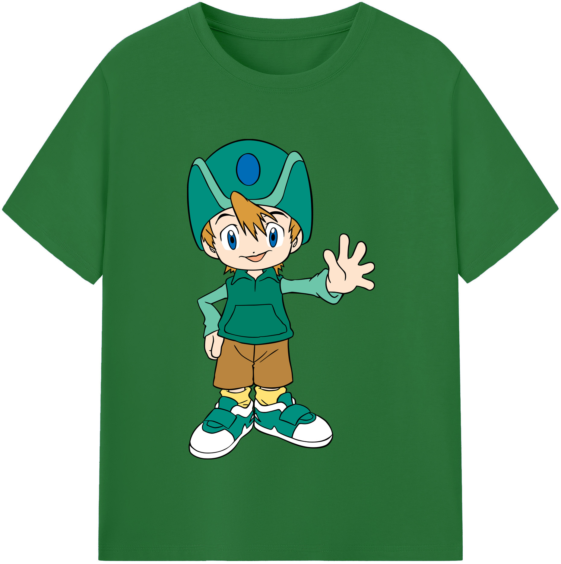 （画像用） Digimon デジタルモンスター/デジモン 綿100％半袖Tシャツ（フロントプリント）