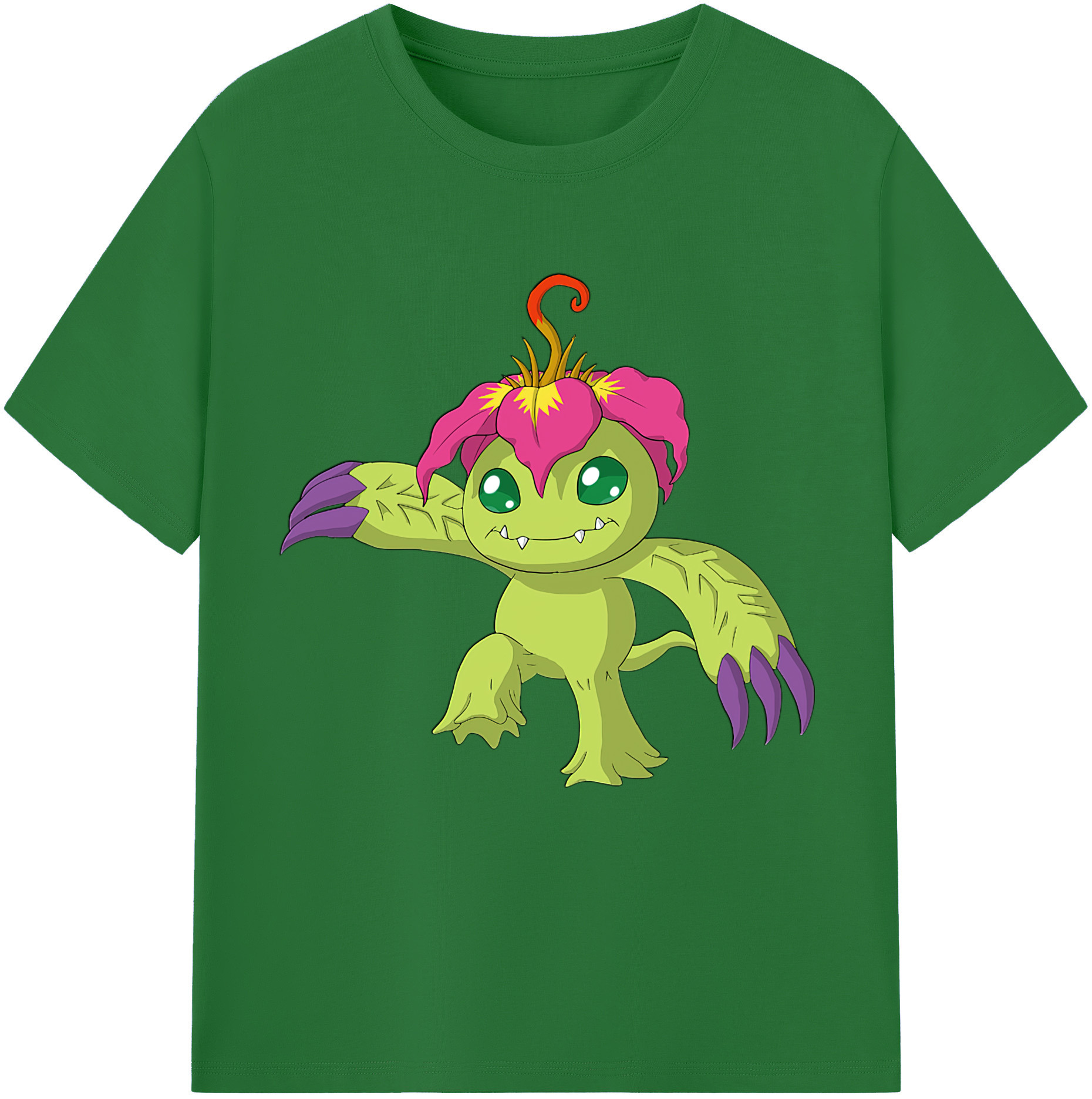 （画像用） Digimon デジタルモンスター/デジモン 綿100％半袖Tシャツ（フロントプリント）