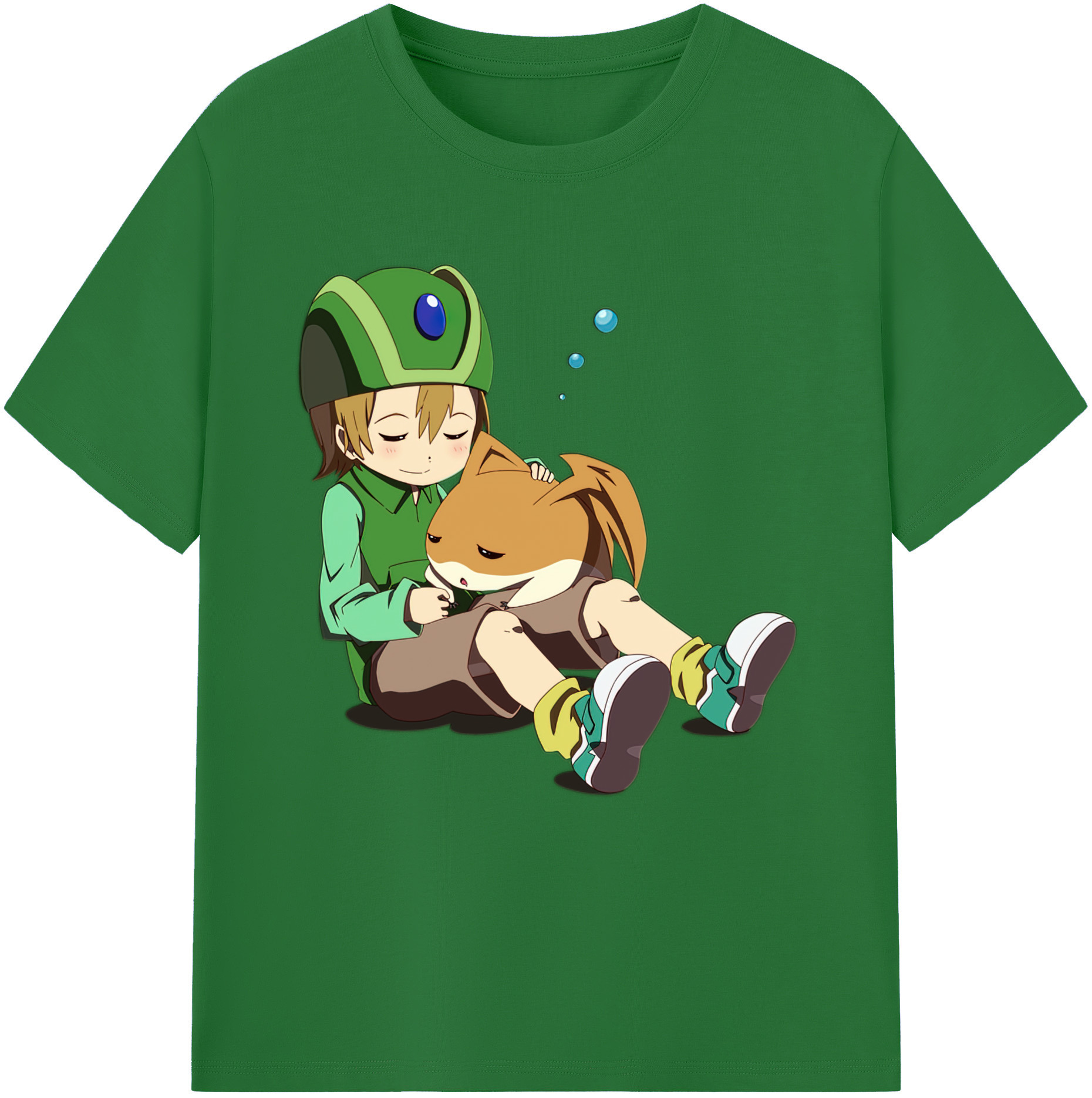 （画像用） Digimon デジタルモンスター/デジモン 綿100％半袖Tシャツ（フロントプリント）