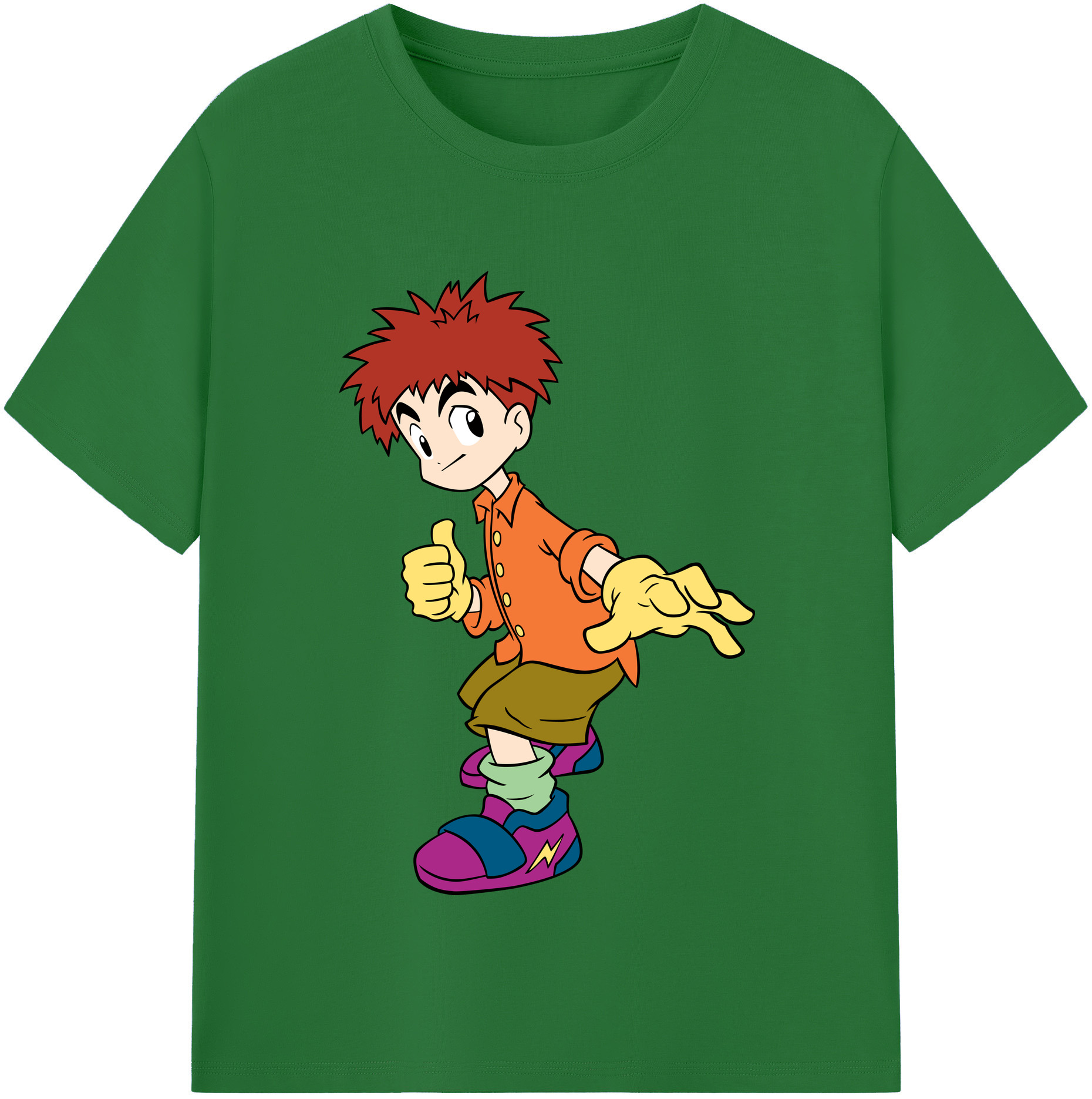 （画像用） Digimon デジタルモンスター/デジモン 綿100％半袖Tシャツ（フロントプリント）