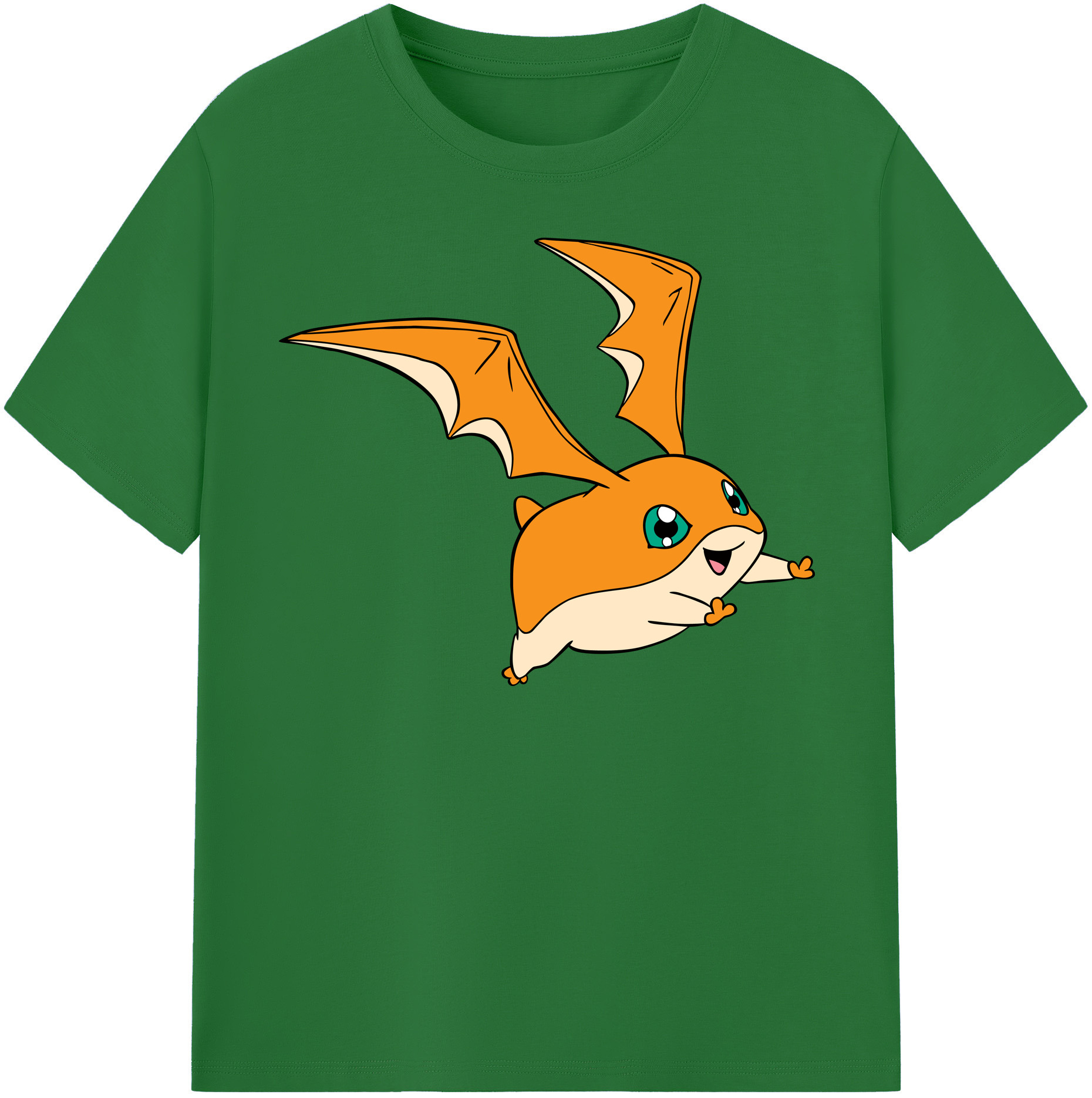 （画像用） Digimon デジタルモンスター/デジモン 綿100％半袖Tシャツ（フロントプリント）