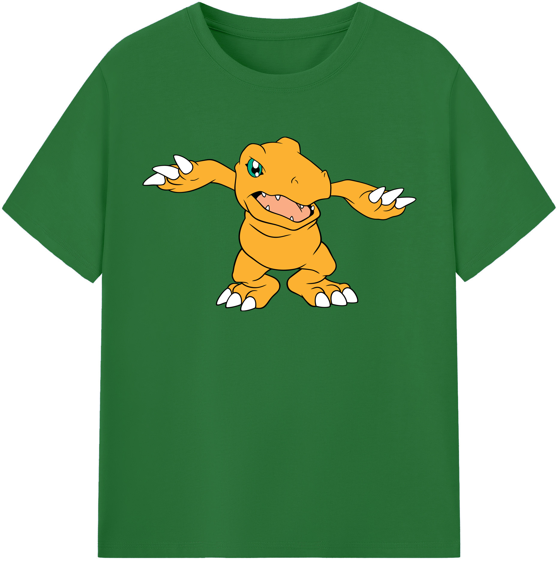 （画像用） Digimon デジタルモンスター/デジモン 綿100％半袖Tシャツ（フロントプリント）