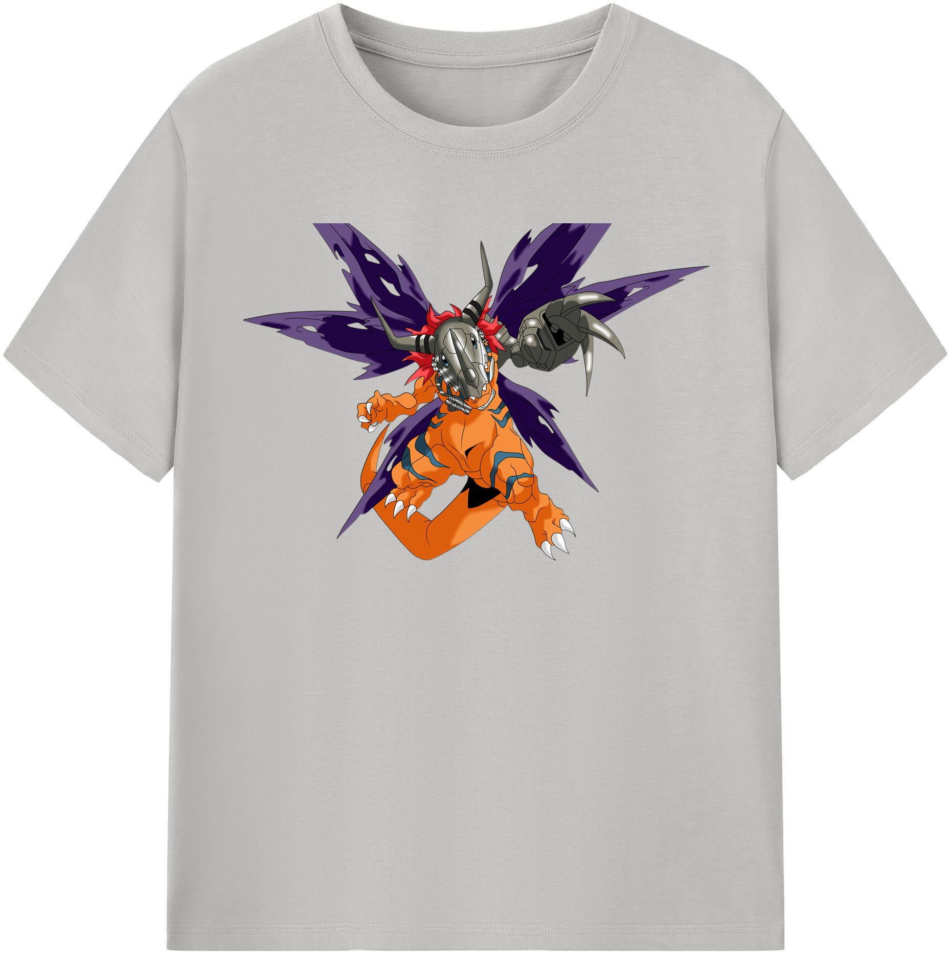 （画像用） Digimon デジタルモンスター/デジモン 綿100％半袖Tシャツ（フロントプリント）