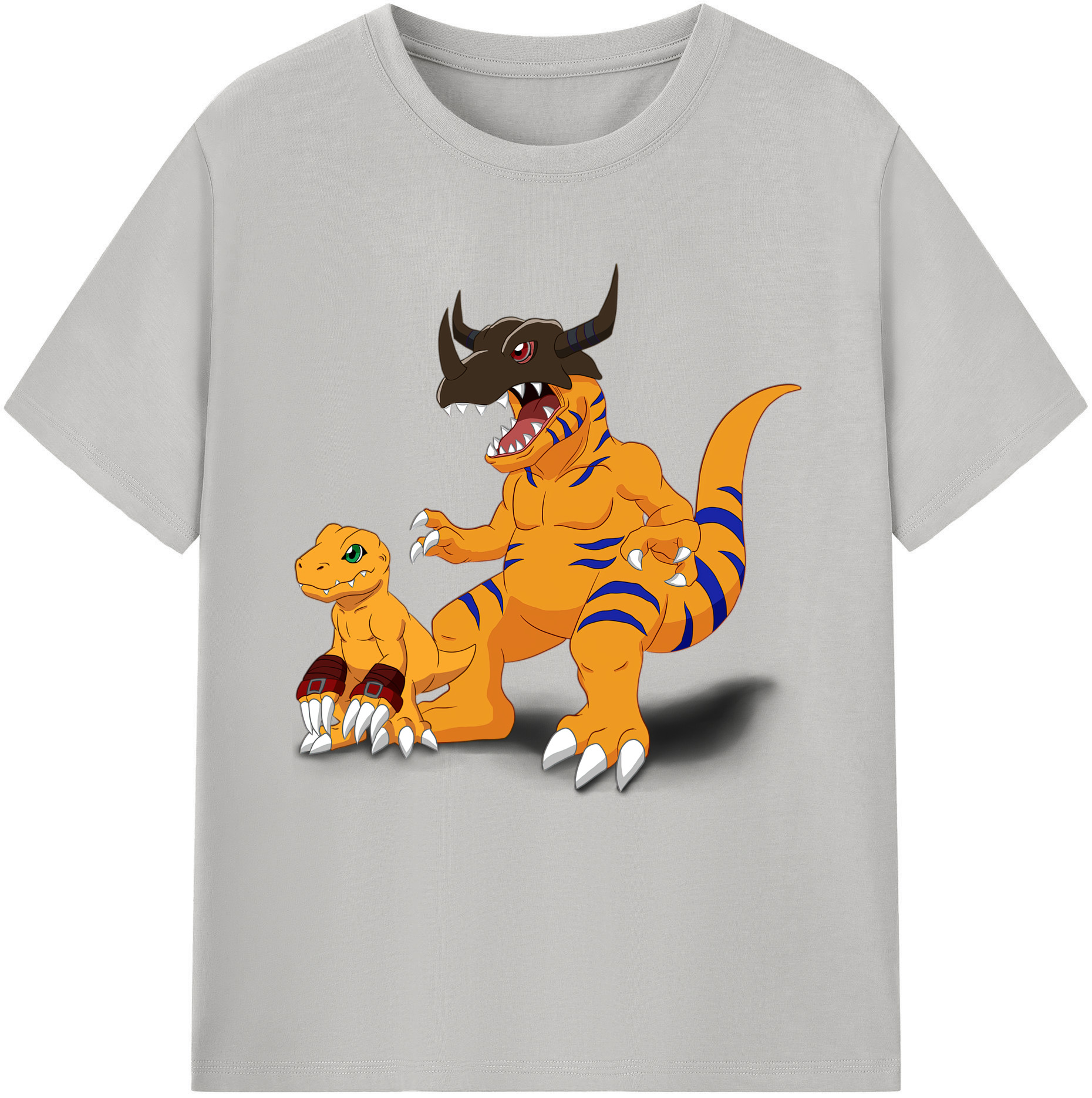 （画像用） Digimon デジタルモンスター/デジモン 綿100％半袖Tシャツ（フロントプリント）