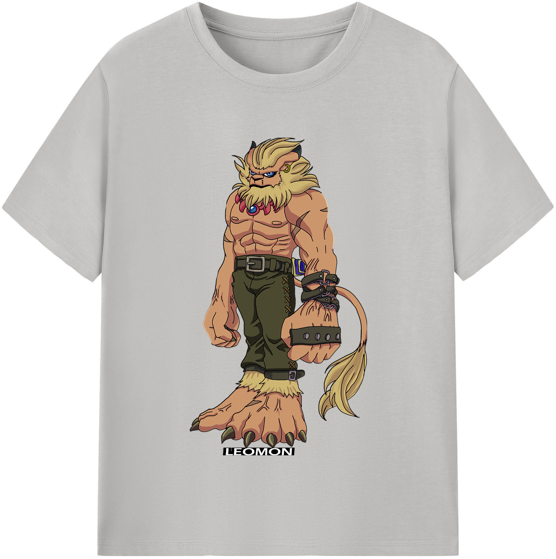 （画像用） Digimon デジタルモンスター/デジモン 綿100％半袖Tシャツ（フロントプリント）