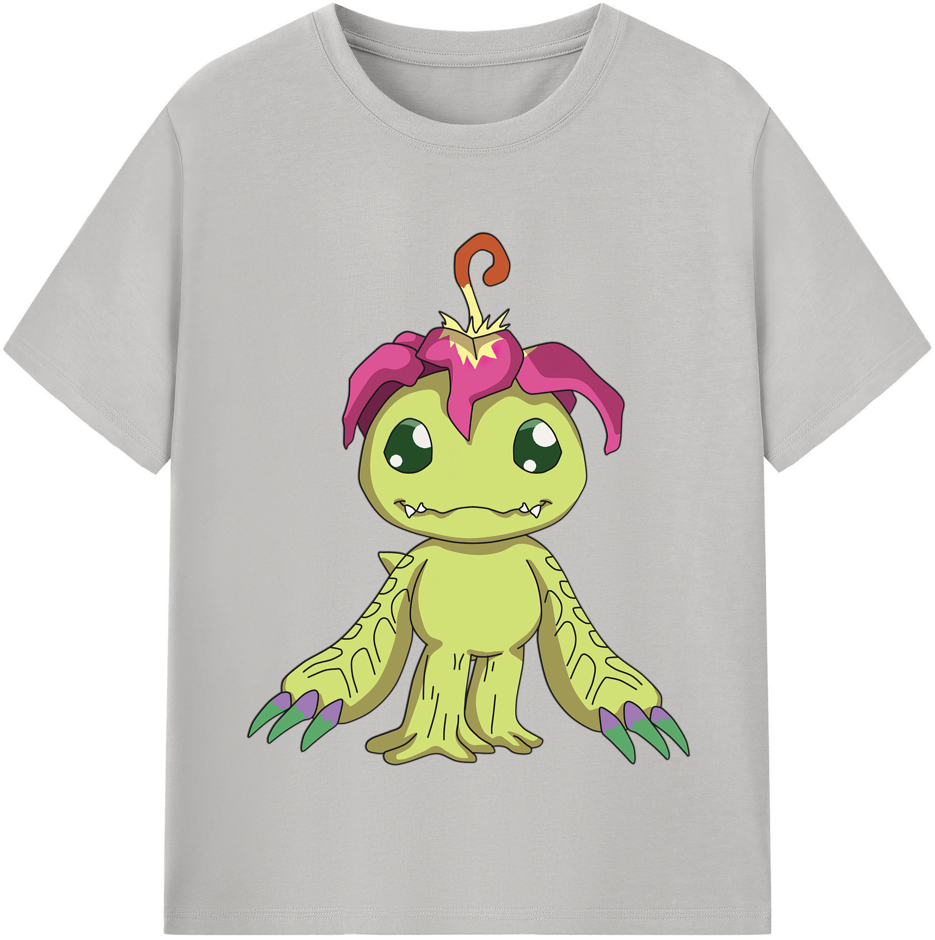 （画像用） Digimon デジタルモンスター/デジモン 綿100％半袖Tシャツ（フロントプリント）