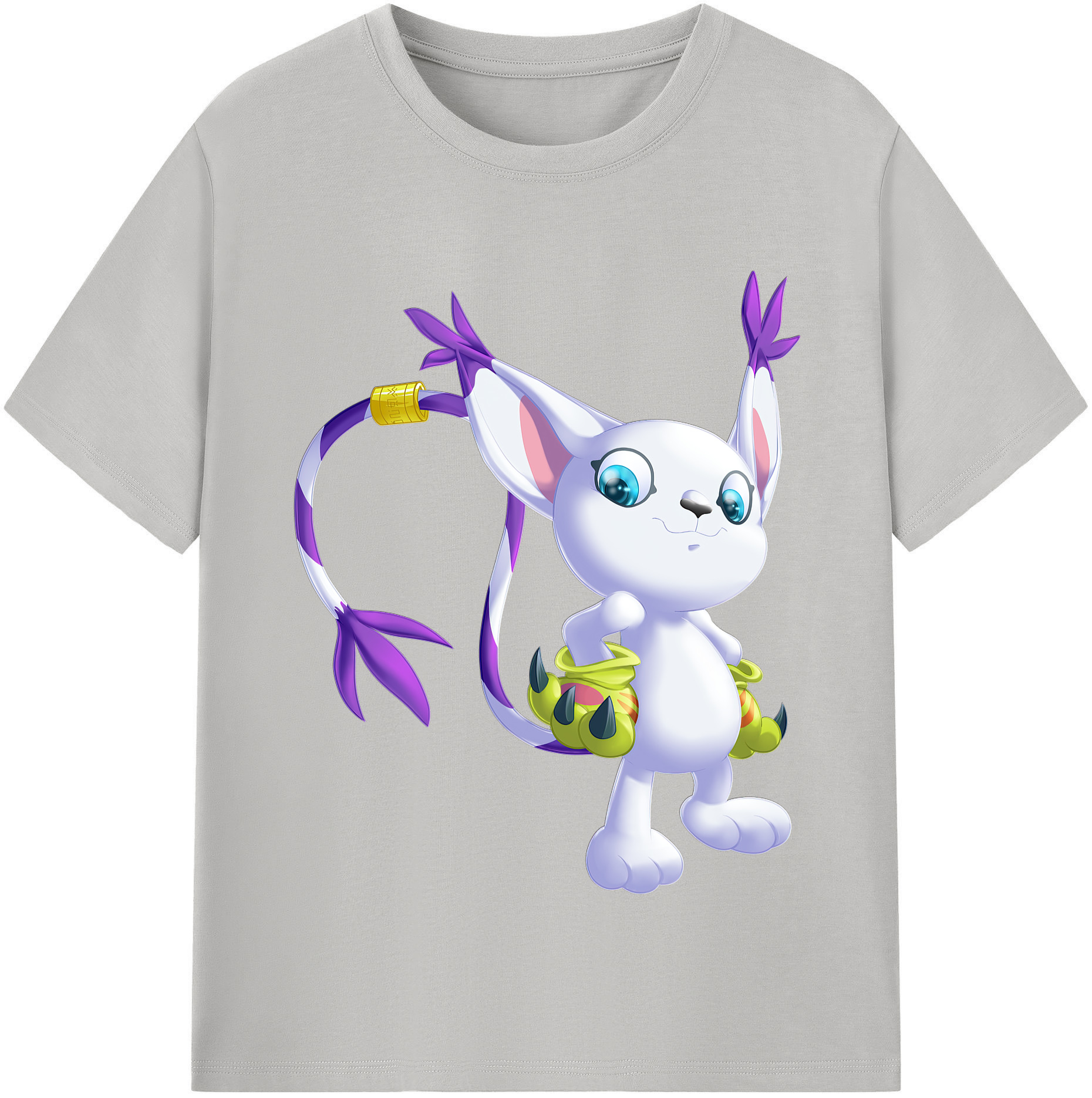 （画像用） Digimon デジタルモンスター/デジモン 綿100％半袖Tシャツ（フロントプリント）