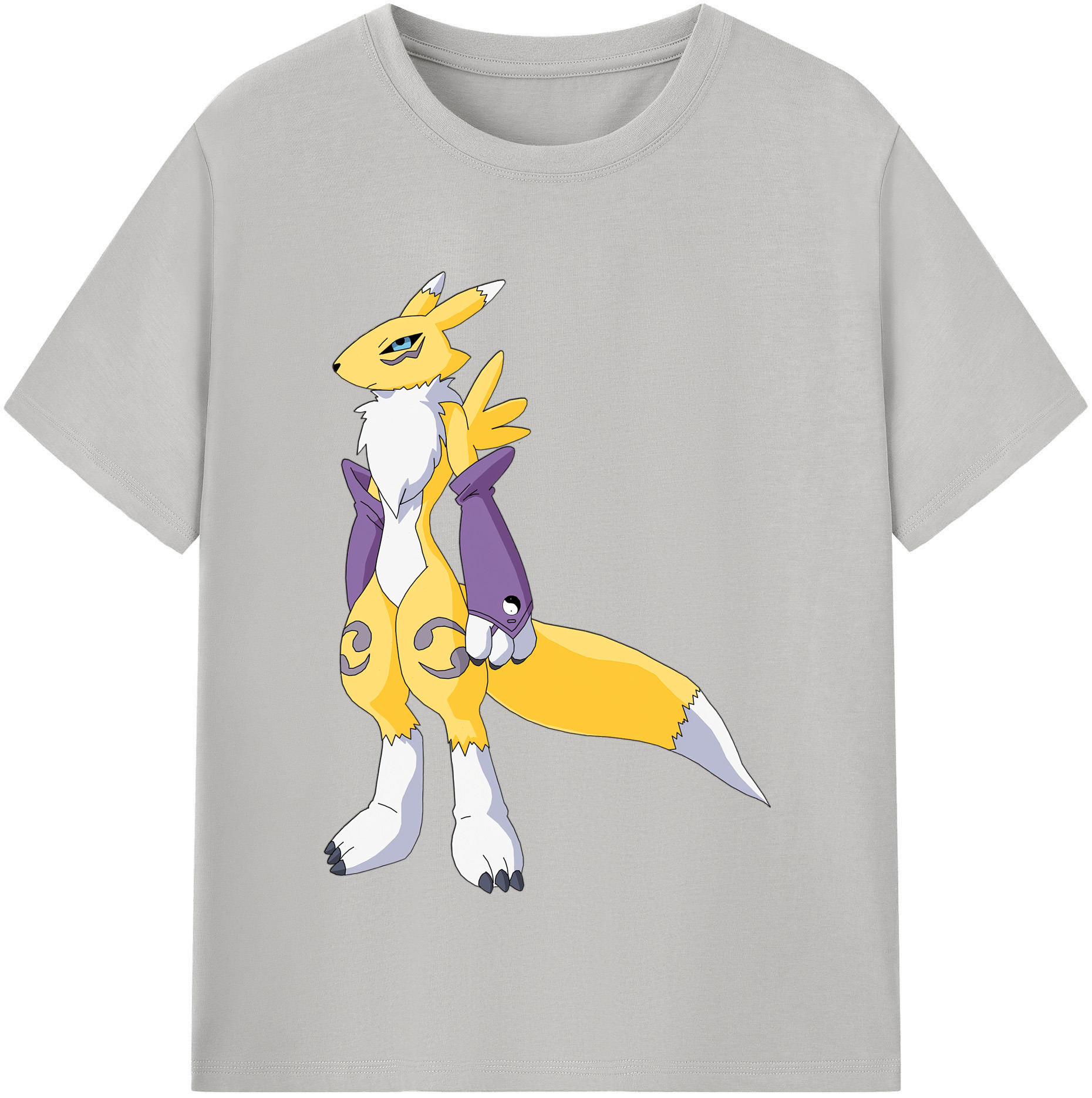 （画像用） Digimon デジタルモンスター/デジモン 綿100％半袖Tシャツ（フロントプリント）