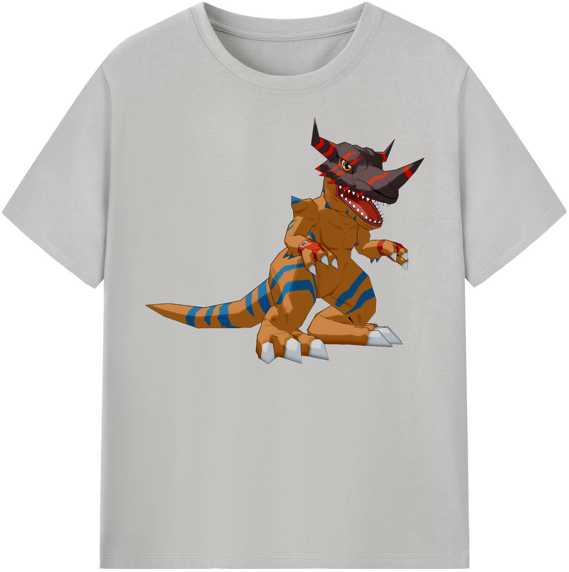 （画像用） Digimon デジタルモンスター/デジモン 綿100％半袖Tシャツ（フロントプリント）
