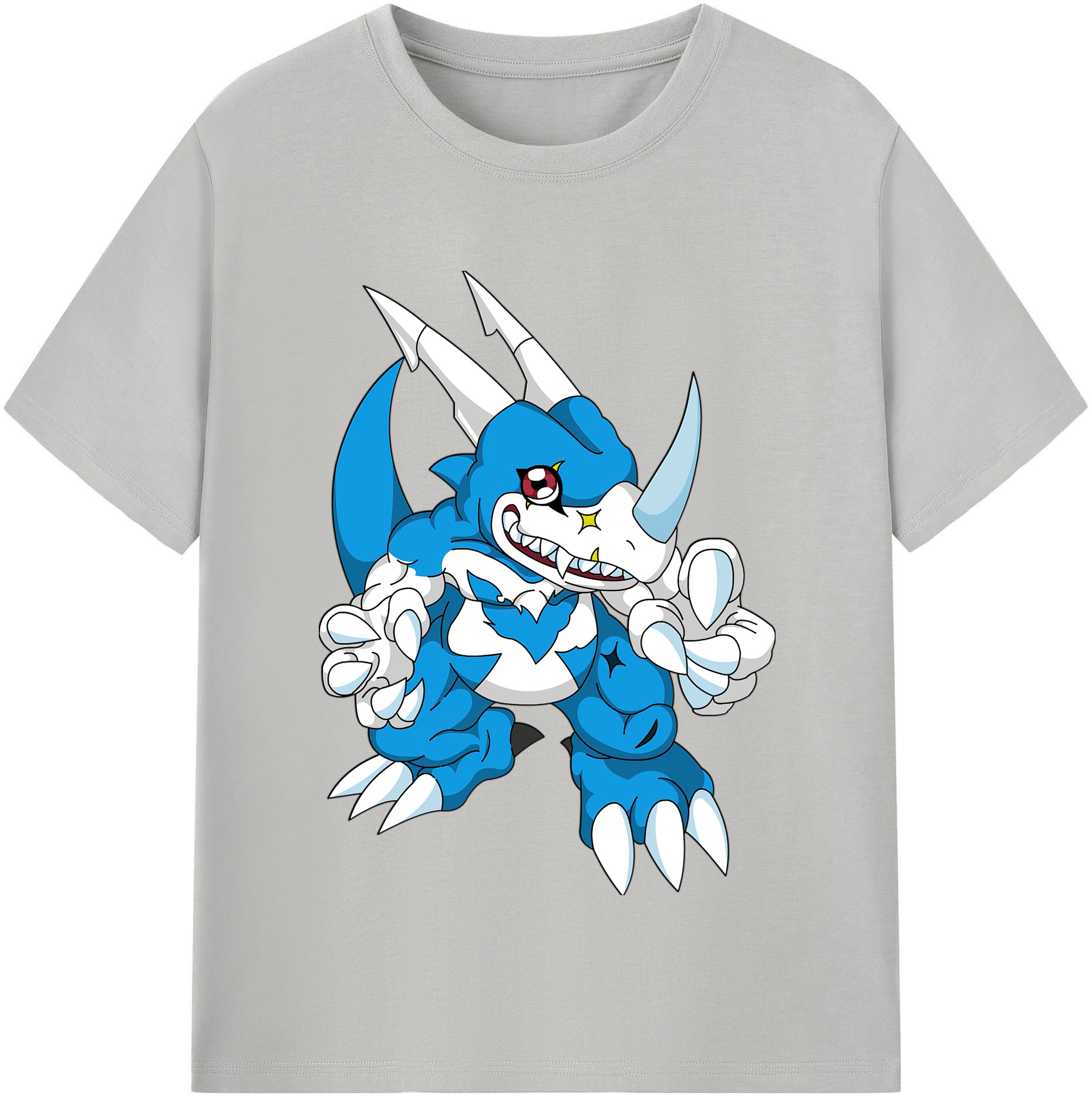 （画像用） Digimon デジタルモンスター/デジモン 綿100％半袖Tシャツ（フロントプリント）