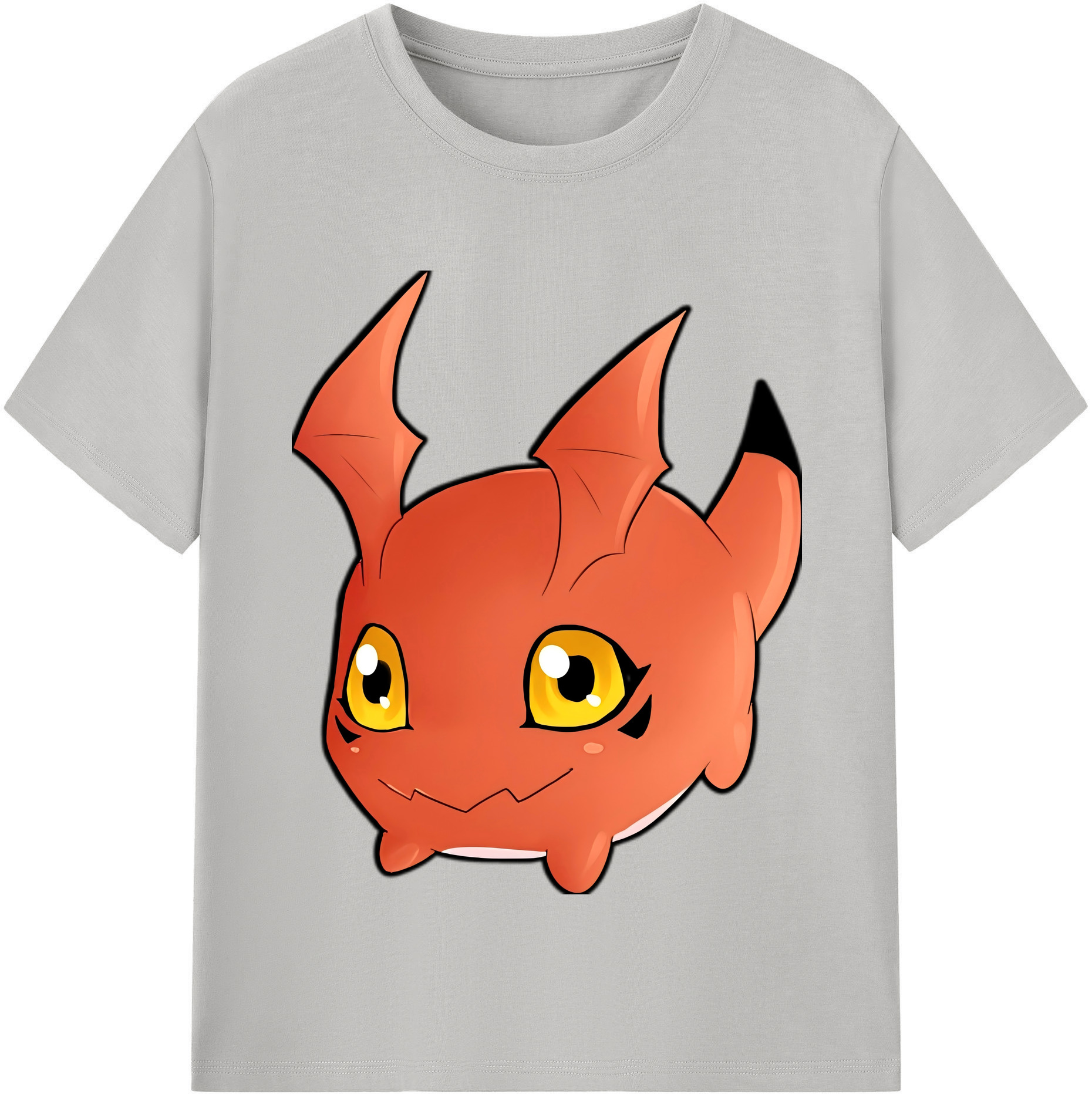 （画像用） Digimon デジタルモンスター/デジモン 綿100％半袖Tシャツ（フロントプリント）