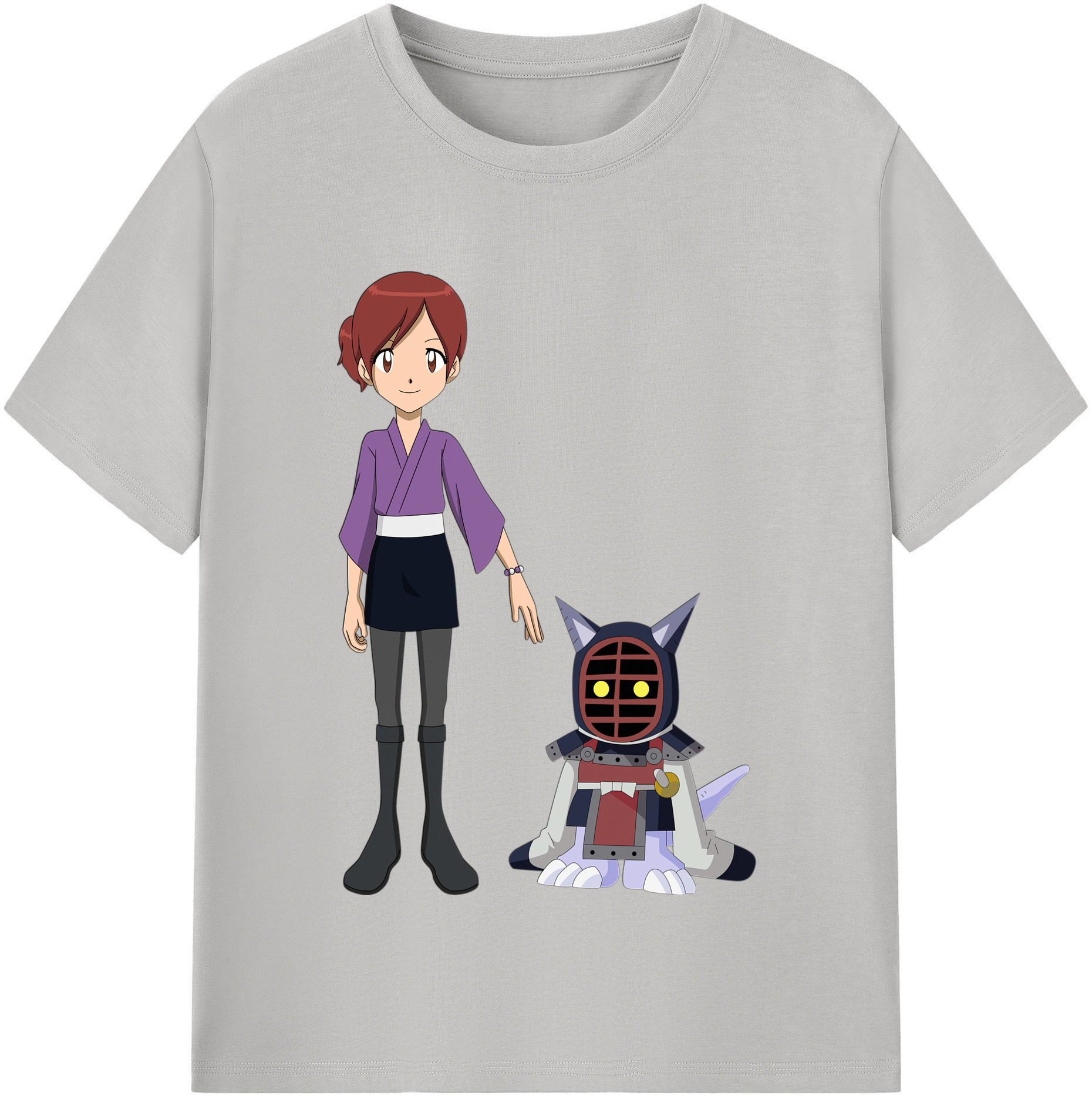 （画像用） Digimon デジタルモンスター/デジモン 綿100％半袖Tシャツ（フロントプリント）