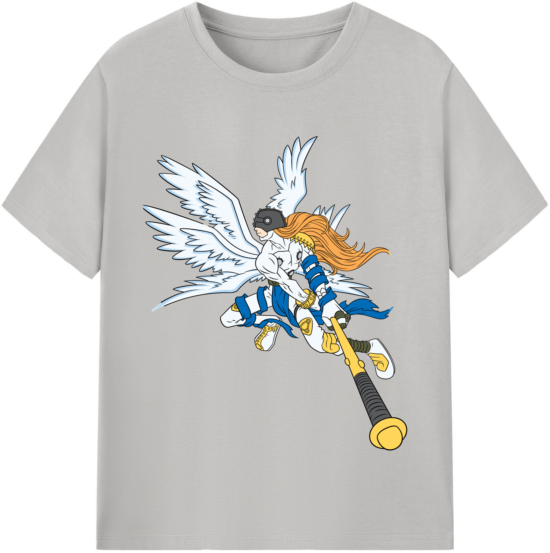 （画像用） Digimon デジタルモンスター/デジモン 綿100％半袖Tシャツ（フロントプリント）