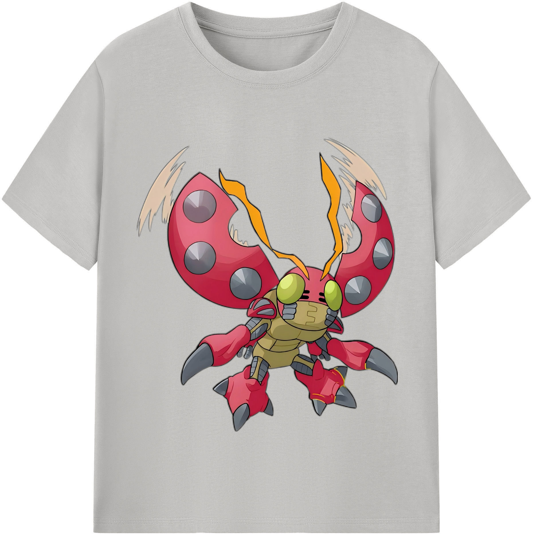 （画像用） Digimon デジタルモンスター/デジモン 綿100％半袖Tシャツ（フロントプリント）