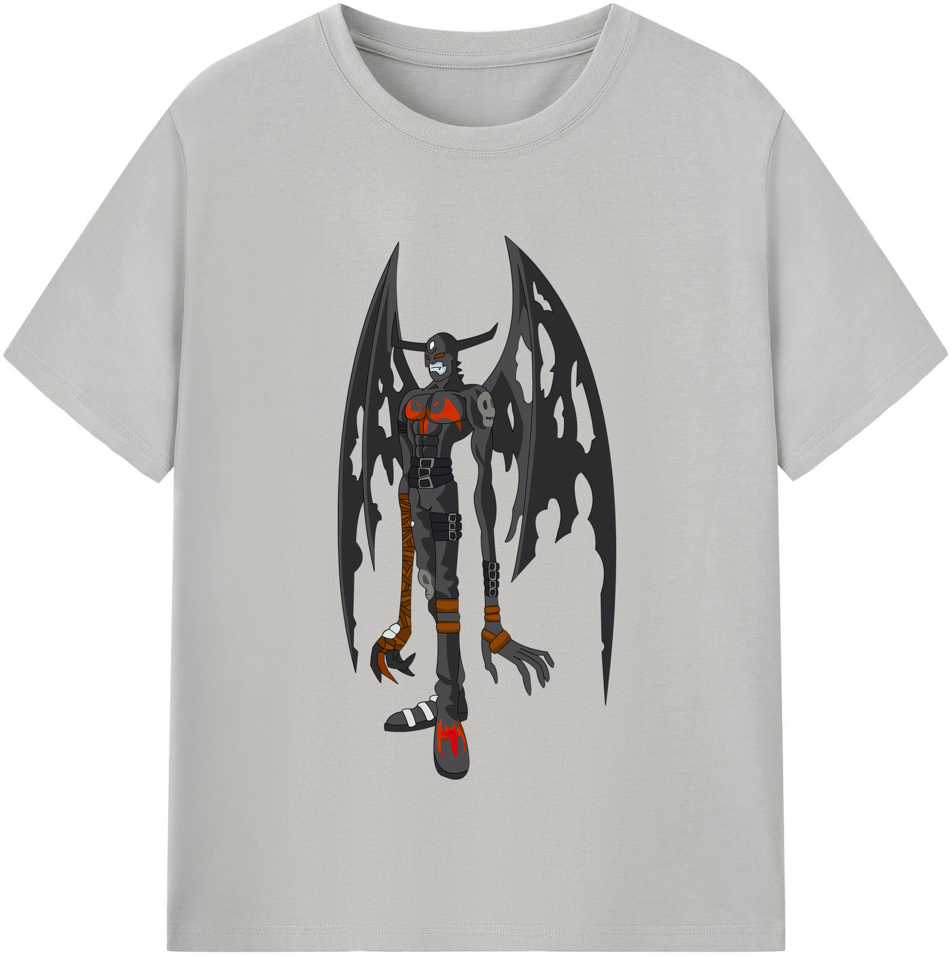 （画像用） Digimon デジタルモンスター/デジモン 綿100％半袖Tシャツ（フロントプリント）