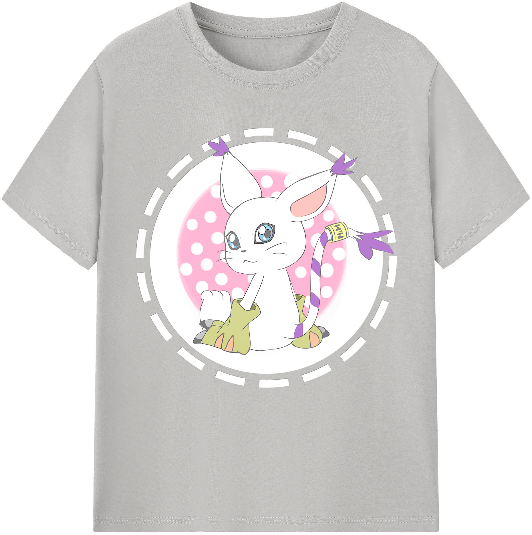 （画像用） Digimon デジタルモンスター/デジモン 綿100％半袖Tシャツ（フロントプリント）