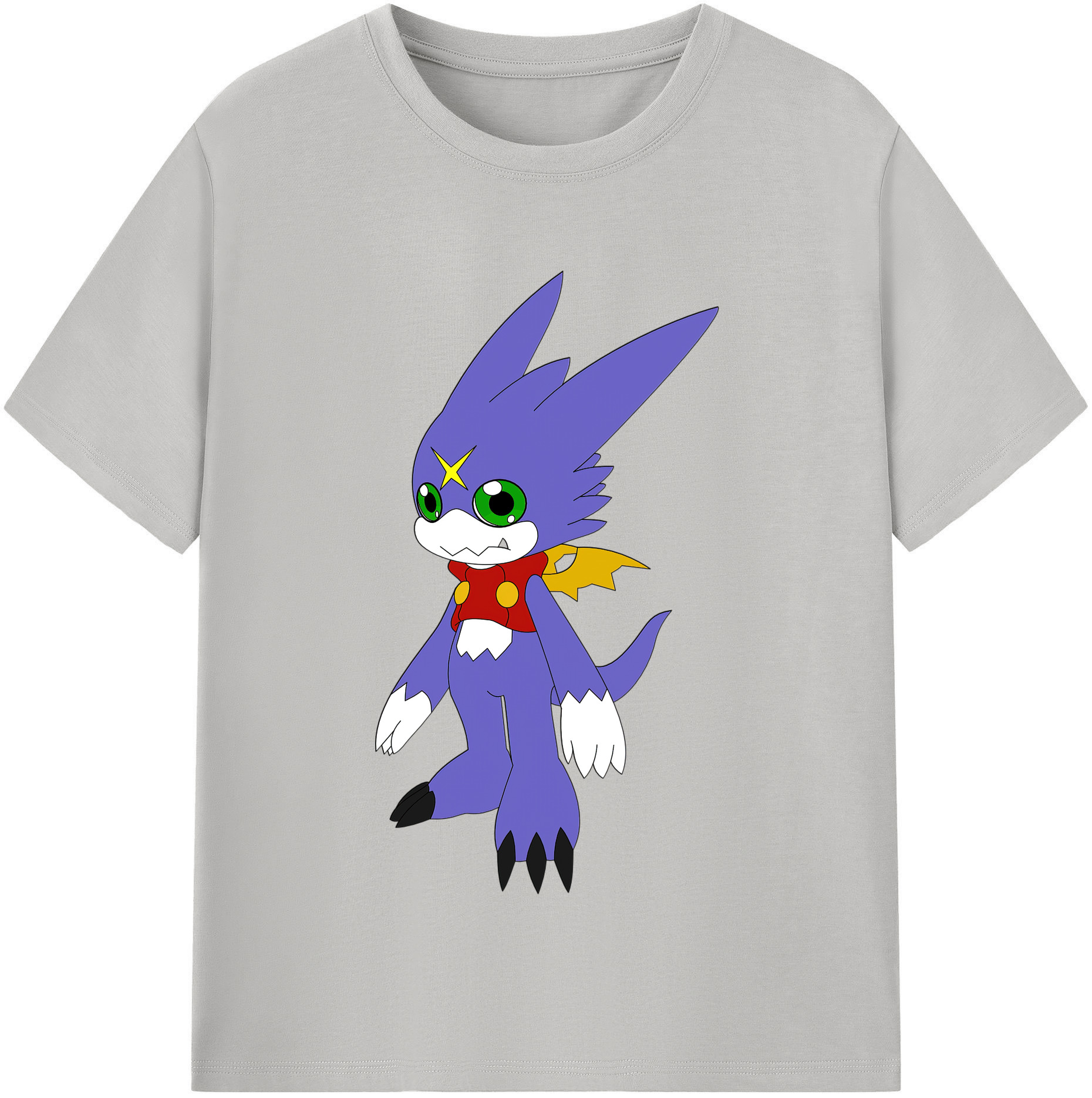 （画像用） Digimon デジタルモンスター/デジモン 綿100％半袖Tシャツ（フロントプリント）
