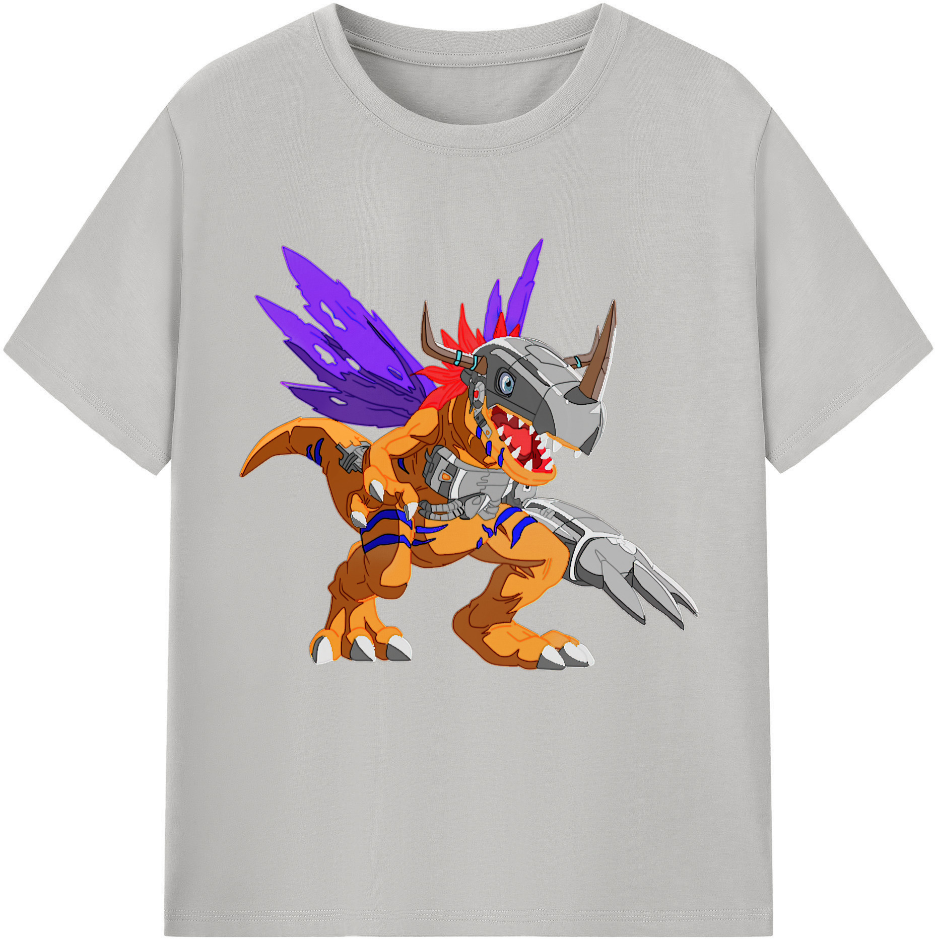 （画像用） Digimon デジタルモンスター/デジモン 綿100％半袖Tシャツ（フロントプリント）