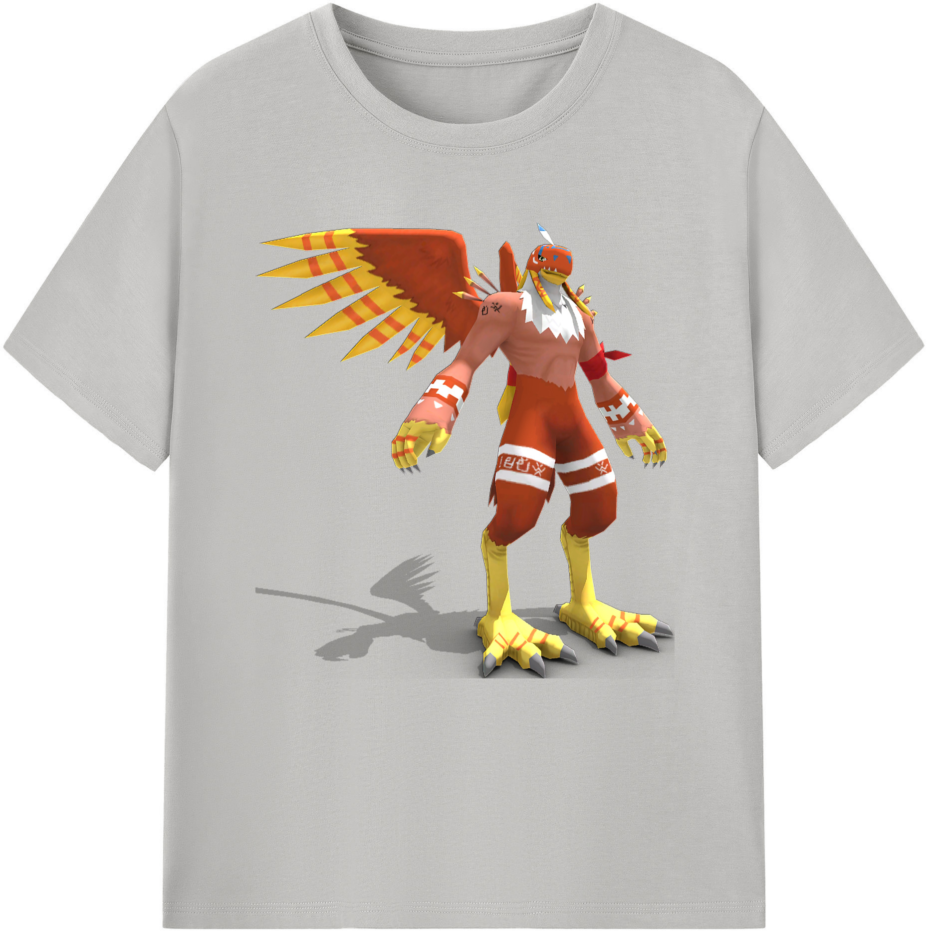 （画像用） Digimon デジタルモンスター/デジモン 綿100％半袖Tシャツ（フロントプリント）