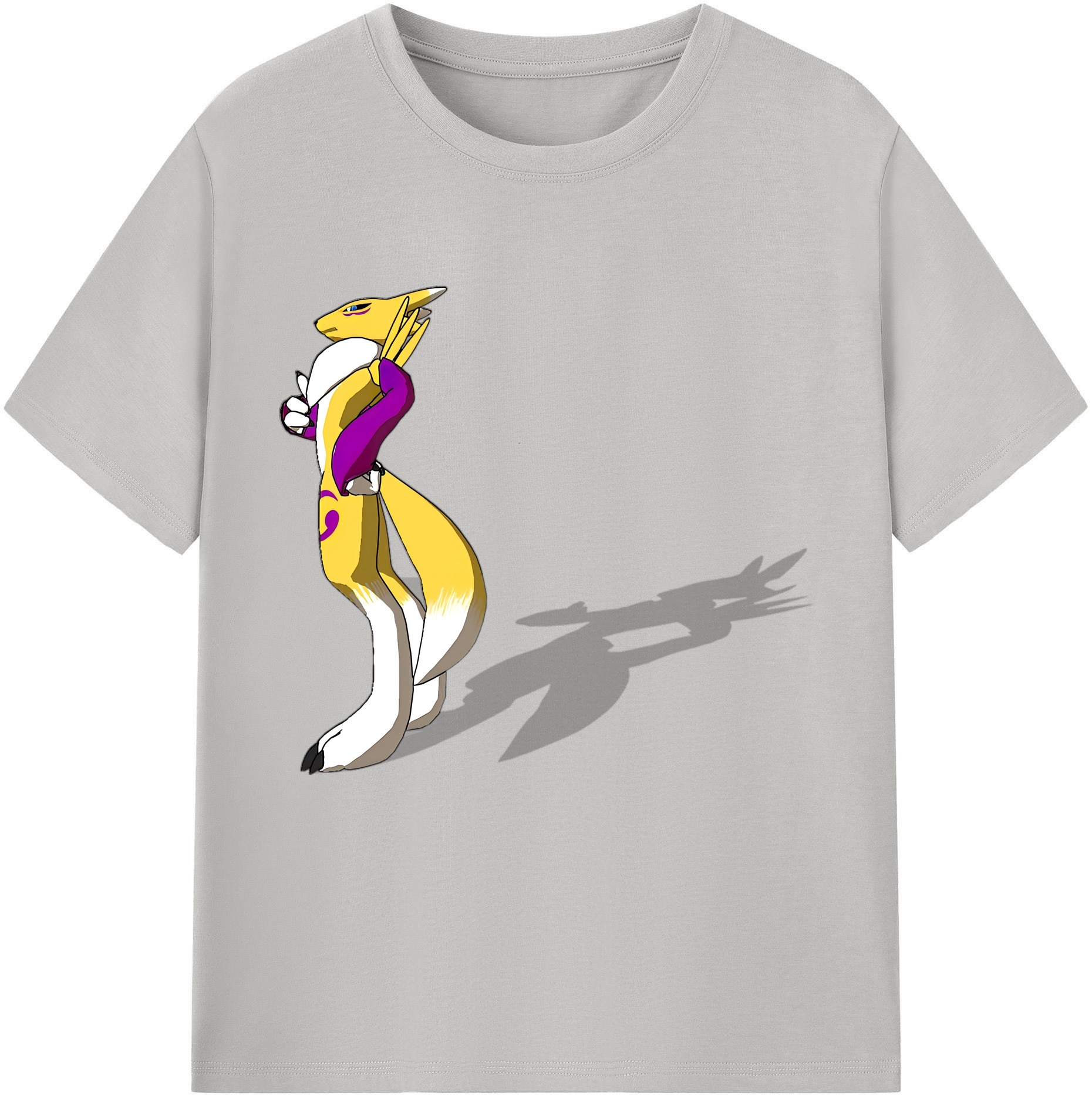 （画像用） Digimon デジタルモンスター/デジモン 綿100％半袖Tシャツ（フロントプリント）