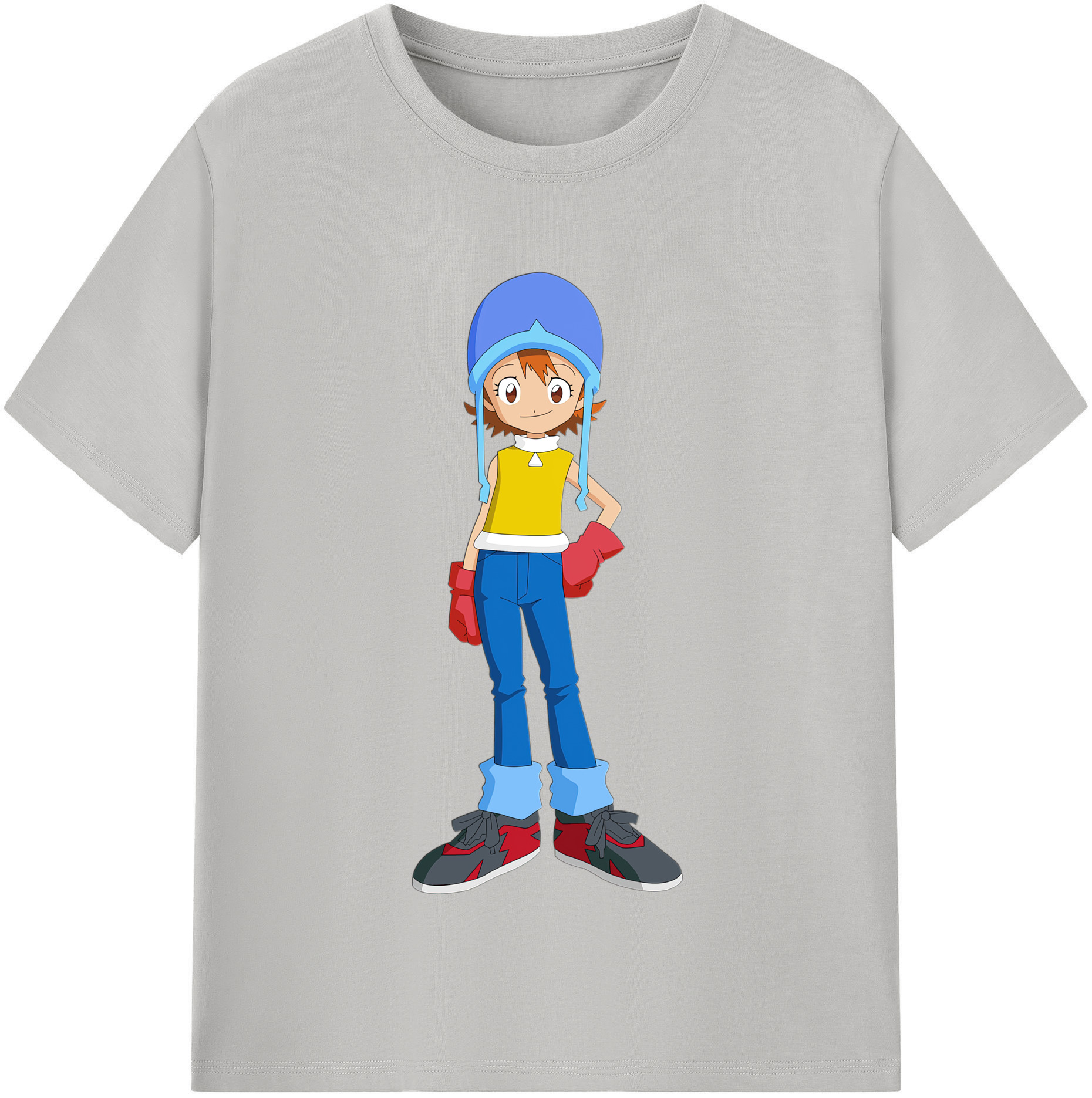（画像用） Digimon デジタルモンスター/デジモン 綿100％半袖Tシャツ（フロントプリント）