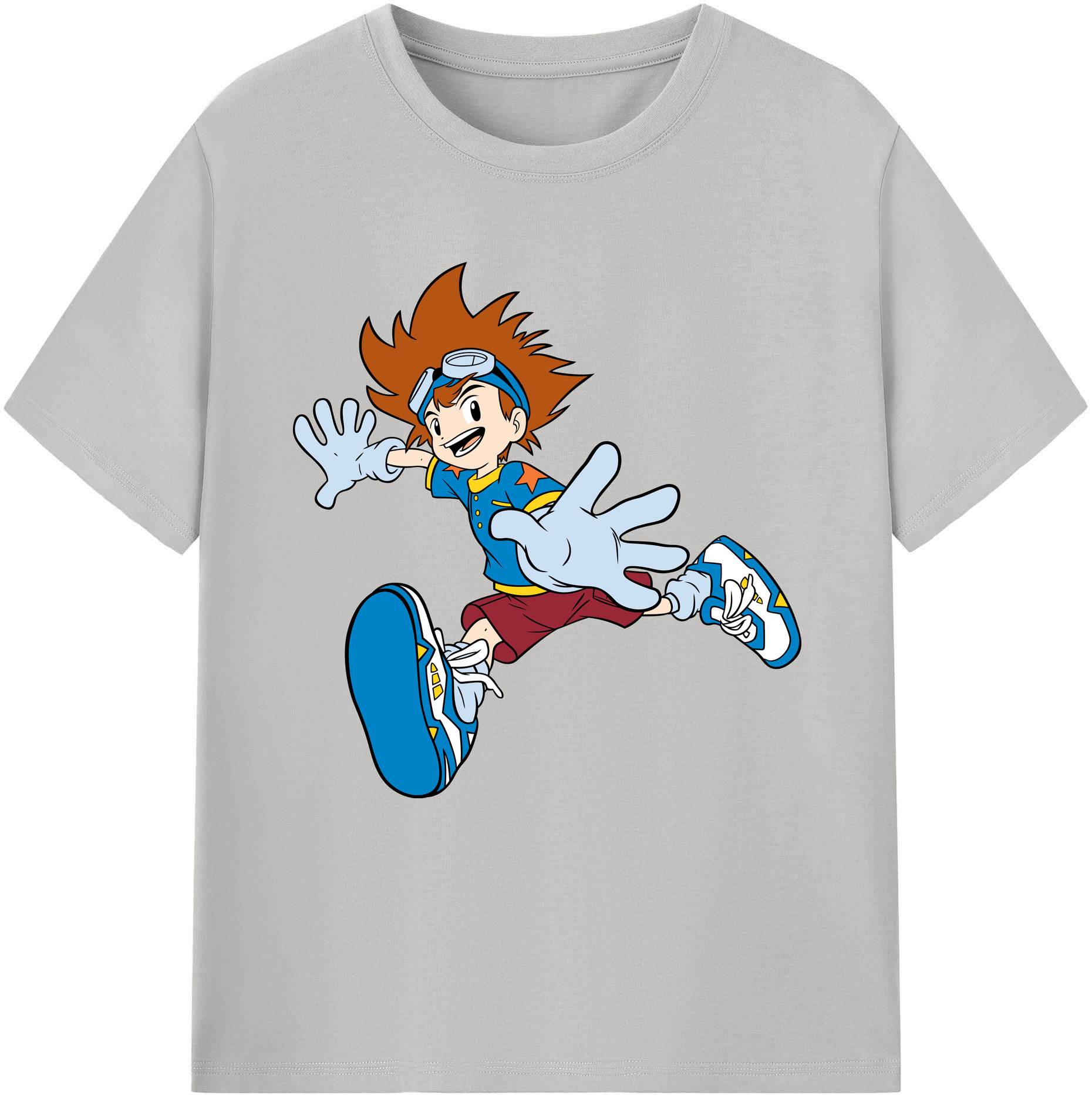 （画像用） Digimon デジタルモンスター/デジモン 綿100％半袖Tシャツ（フロントプリント）