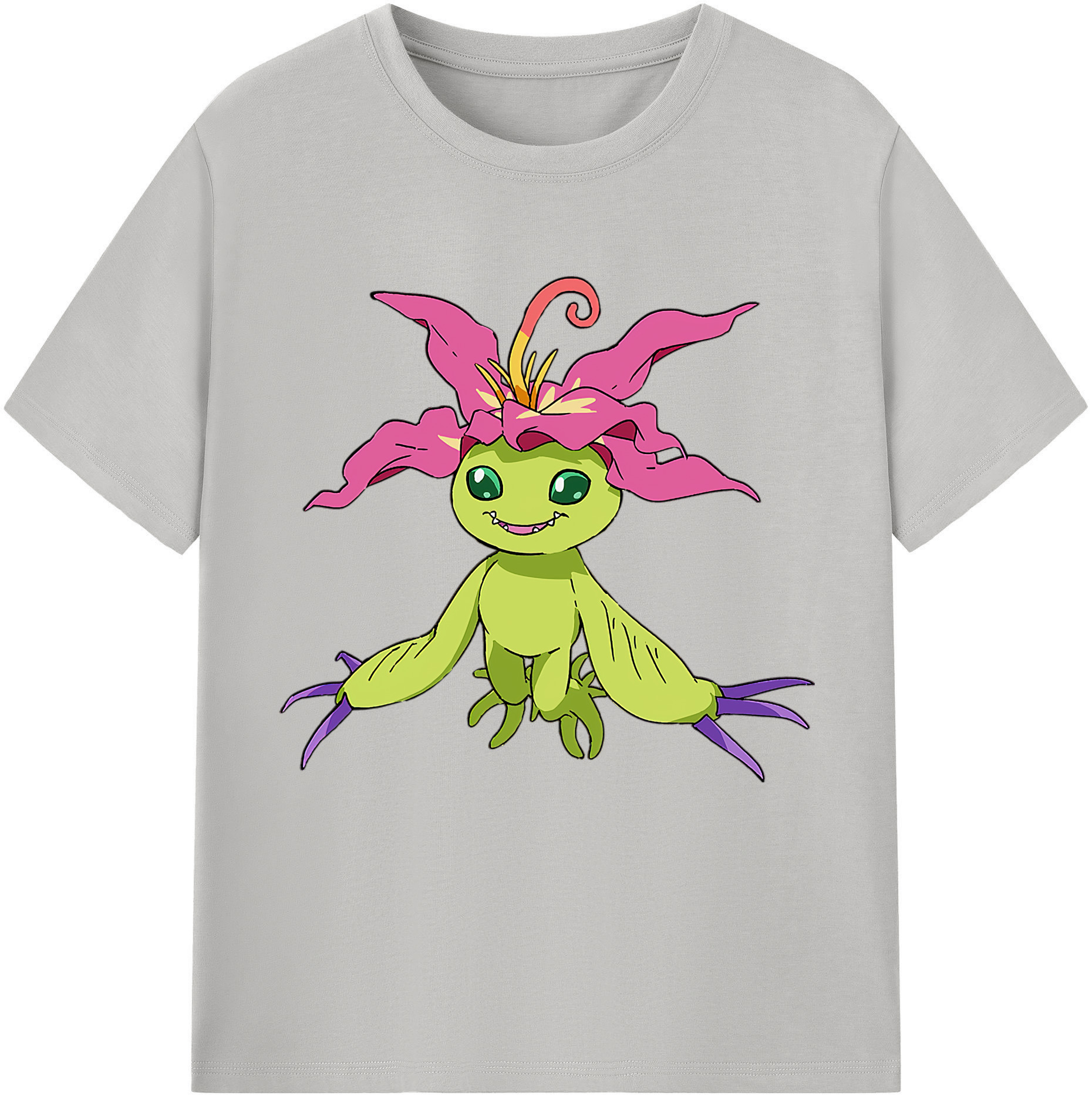 （画像用） Digimon デジタルモンスター/デジモン 綿100％半袖Tシャツ（フロントプリント）