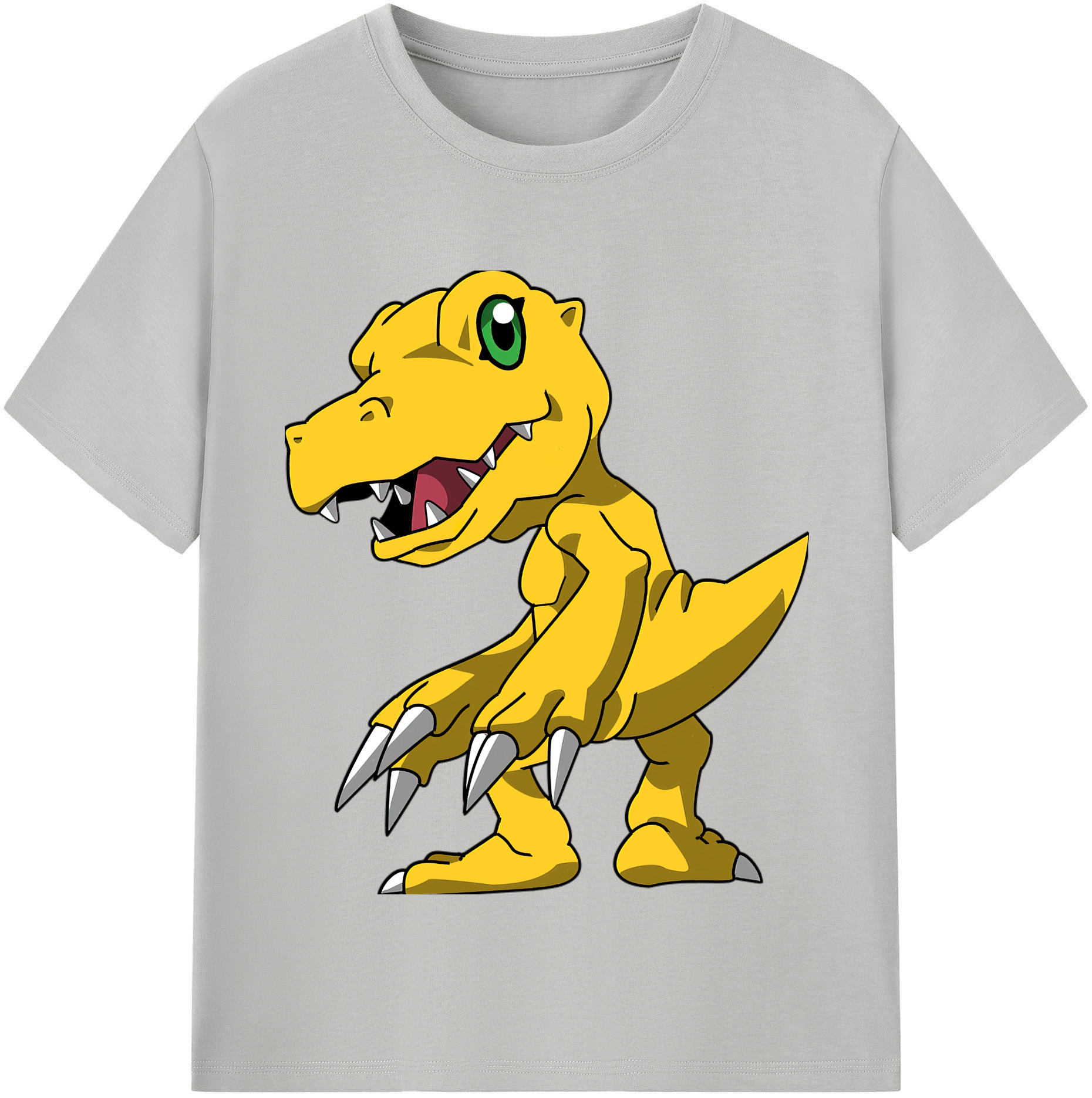 （画像用） Digimon デジタルモンスター/デジモン 綿100％半袖Tシャツ（フロントプリント）