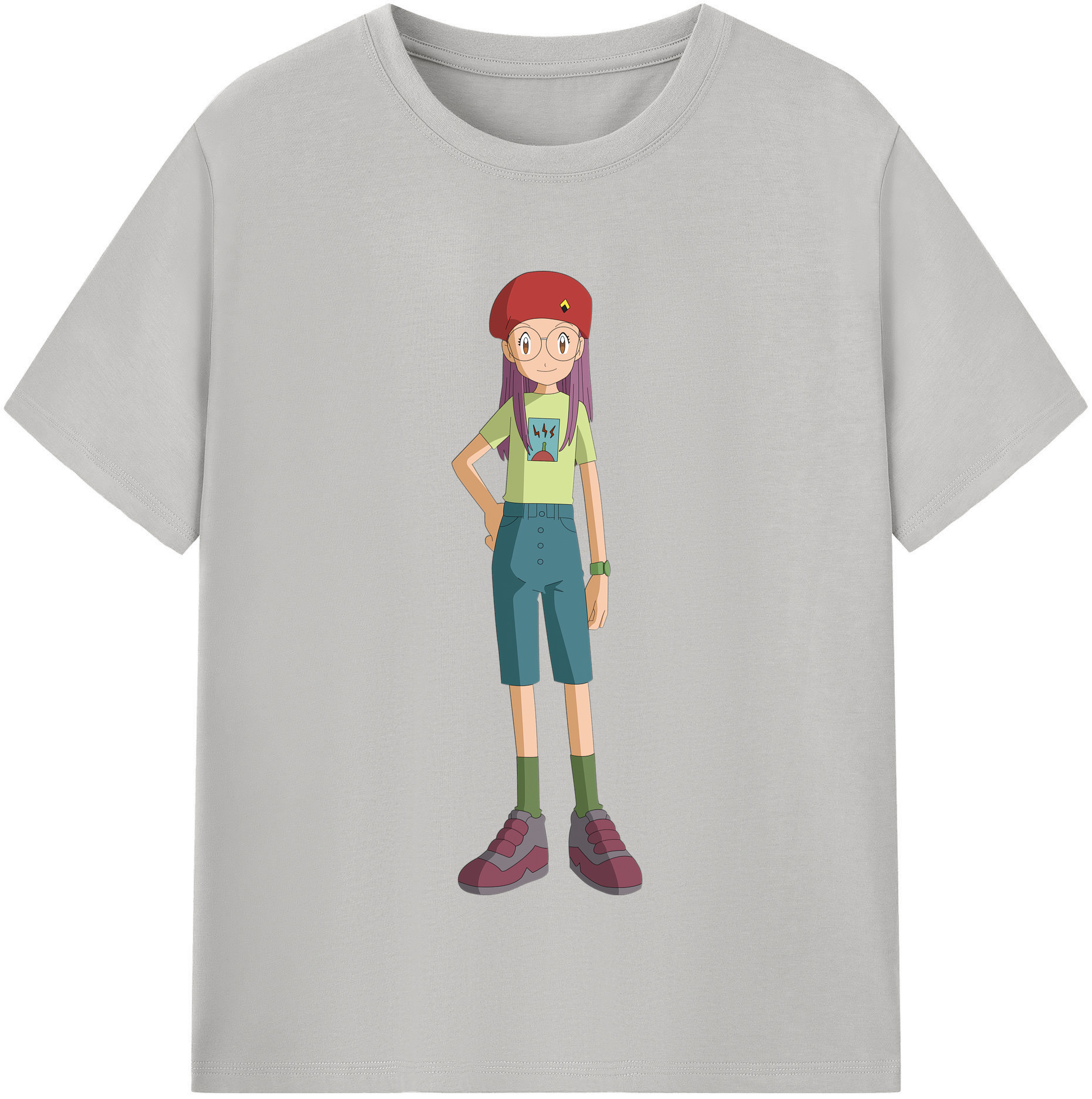 （画像用） Digimon デジタルモンスター/デジモン 綿100％半袖Tシャツ（フロントプリント）