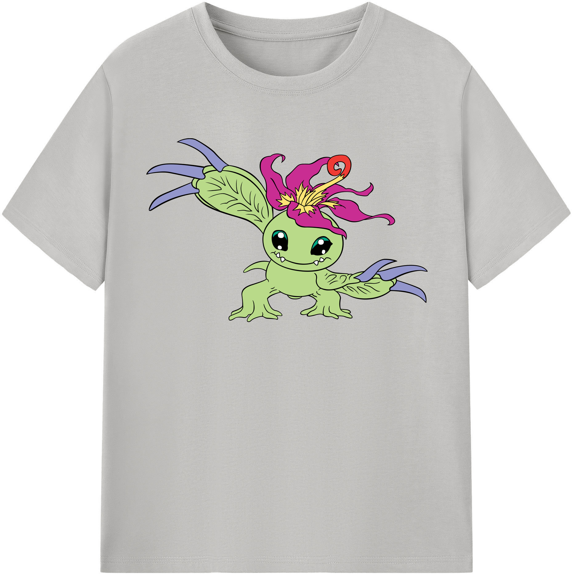 （画像用） Digimon デジタルモンスター/デジモン 綿100％半袖Tシャツ（フロントプリント）