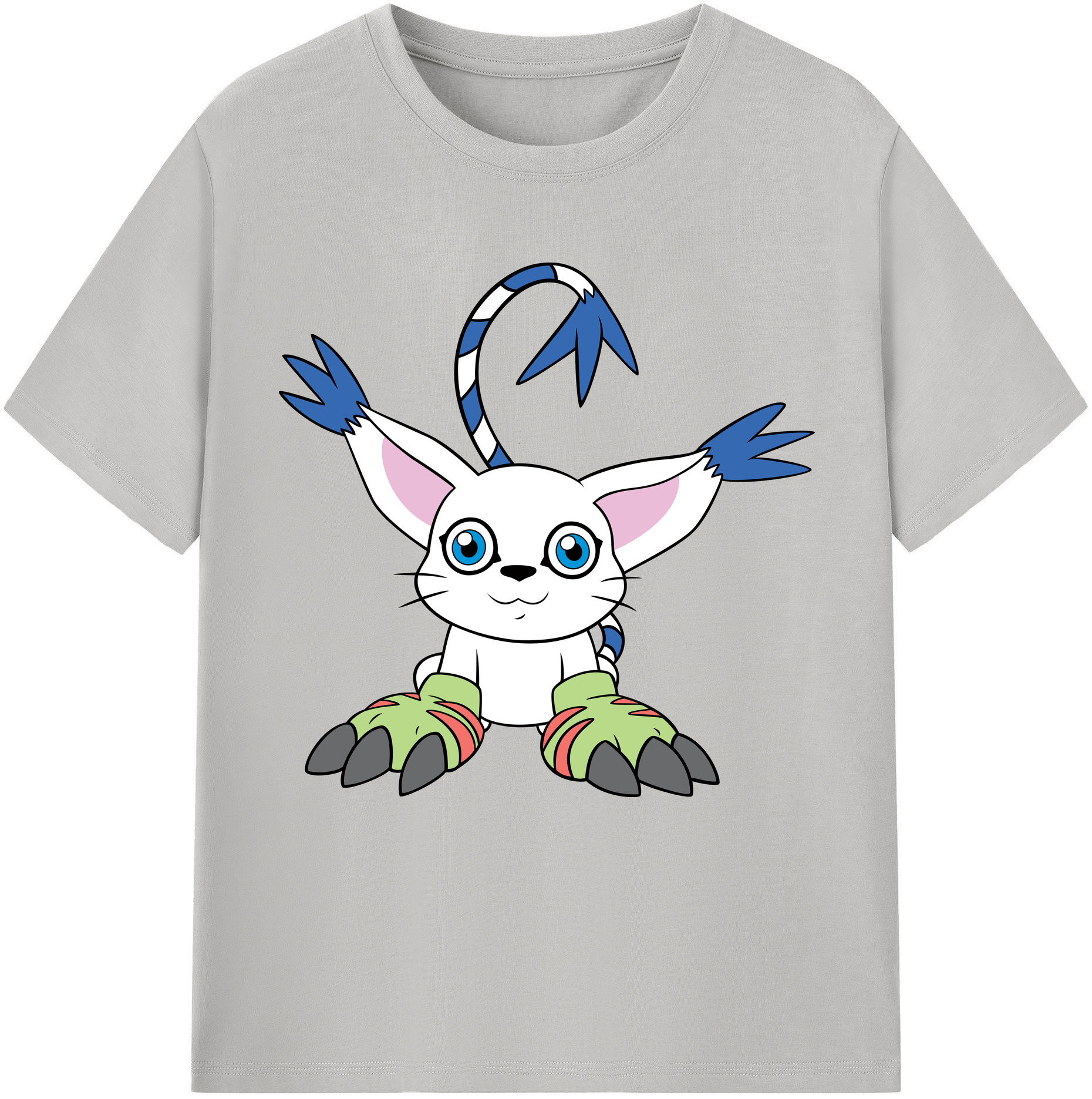 （画像用） Digimon デジタルモンスター/デジモン 綿100％半袖Tシャツ（フロントプリント）