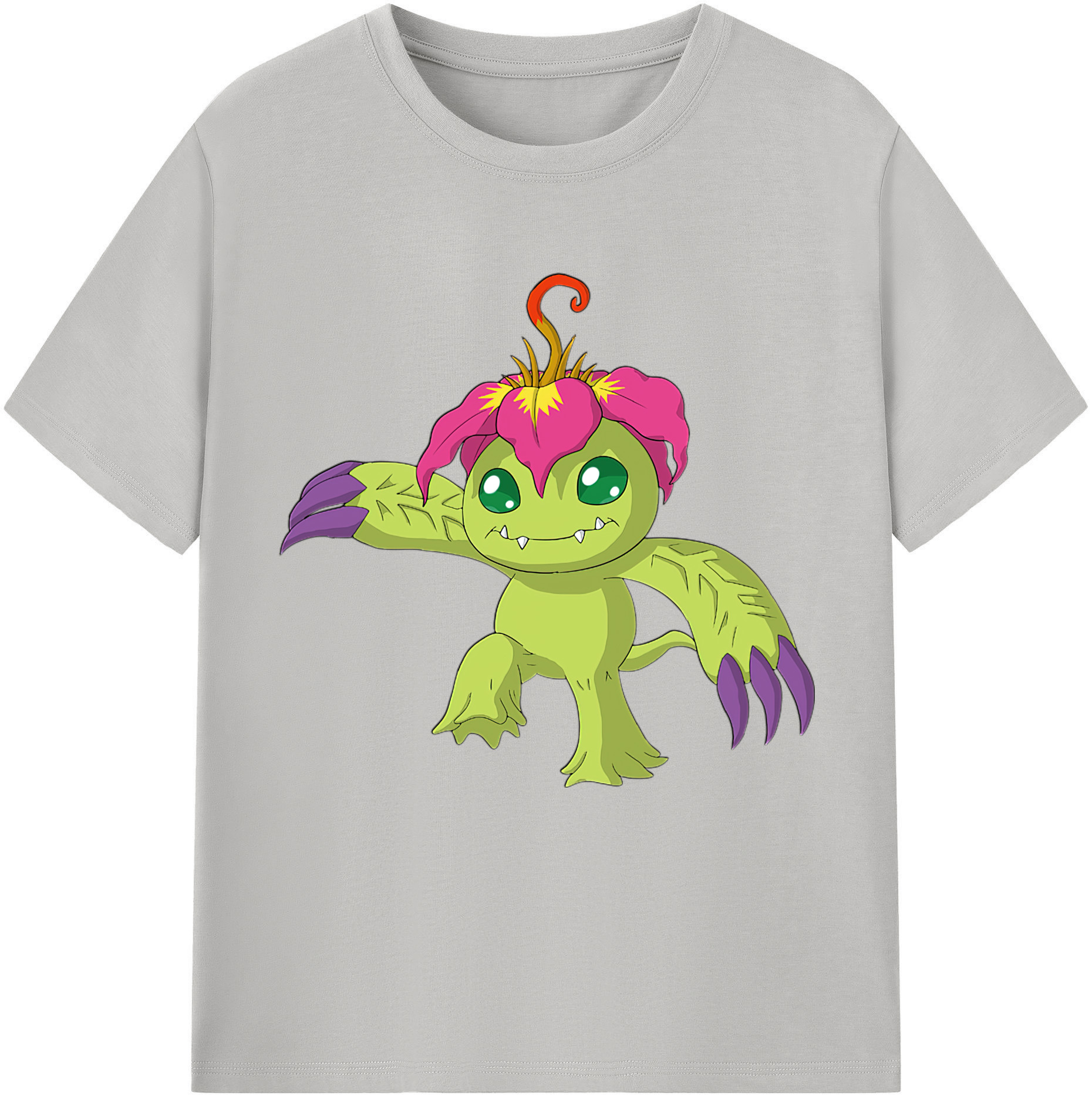 （画像用） Digimon デジタルモンスター/デジモン 綿100％半袖Tシャツ（フロントプリント）