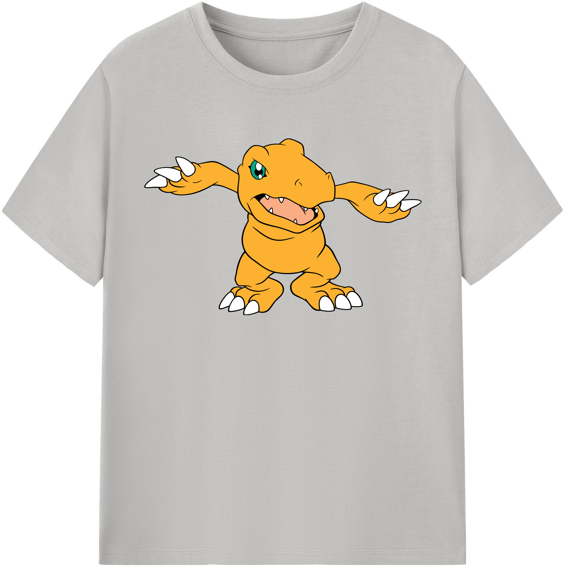 （画像用） Digimon デジタルモンスター/デジモン 綿100％半袖Tシャツ（フロントプリント）